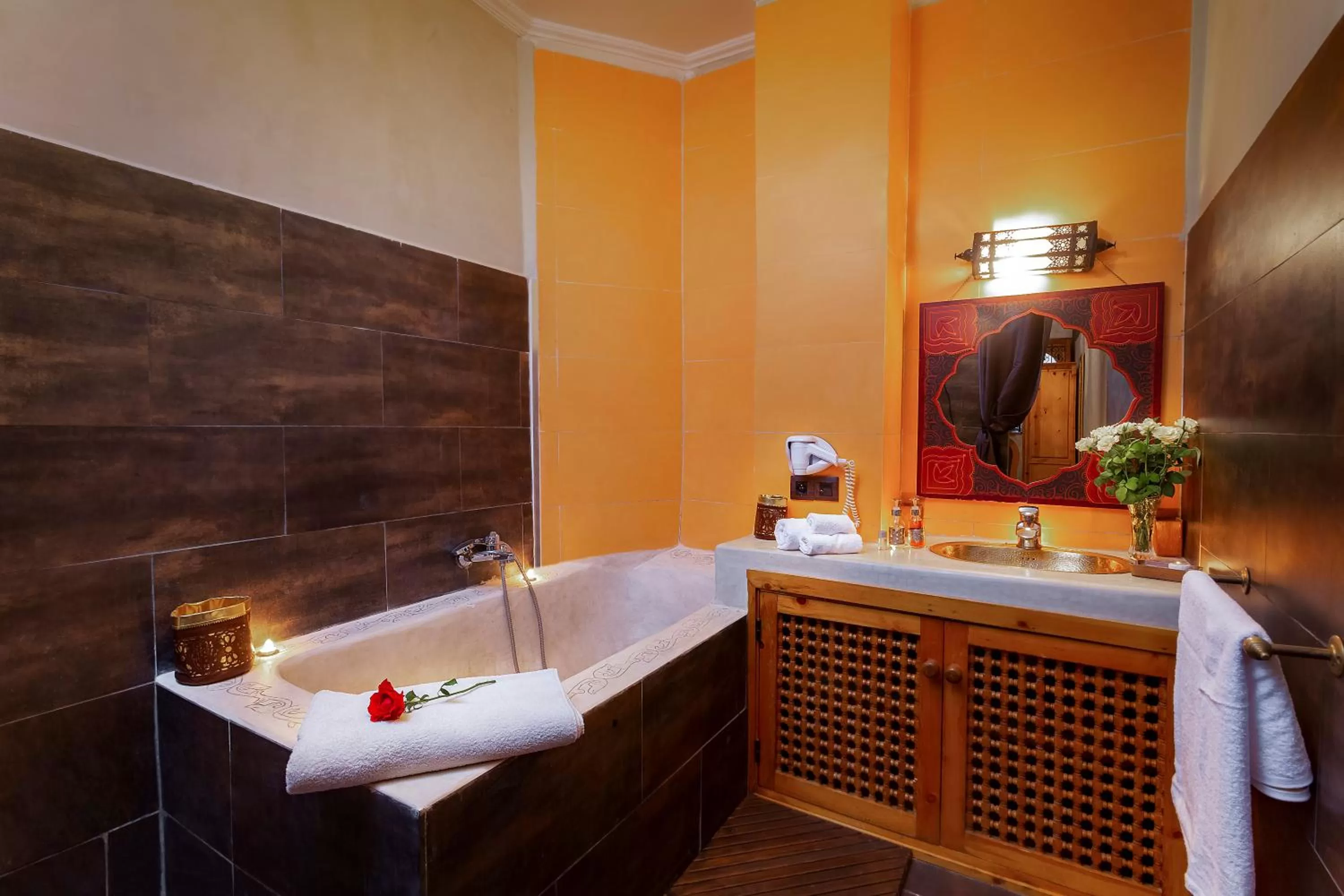 Bathroom in Riad Rodaina & SPA