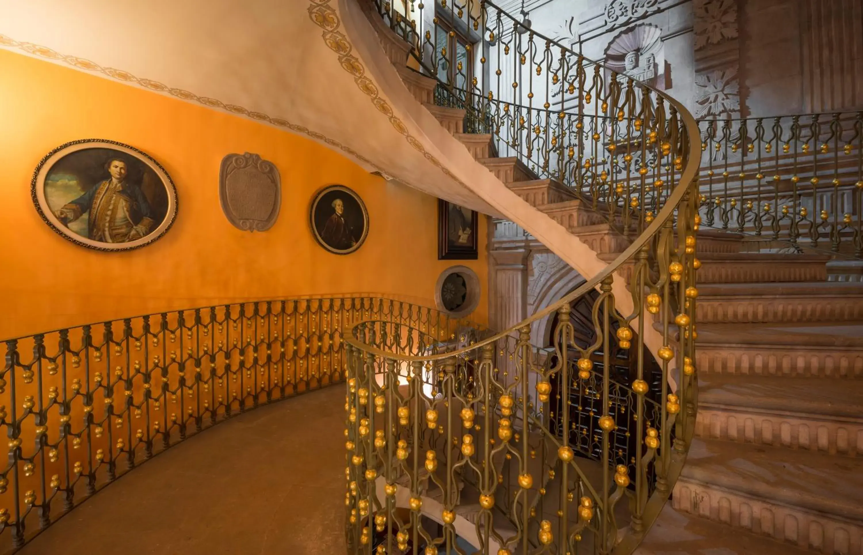 Decorative detail in Hotel Museo Palacio de San Agustin