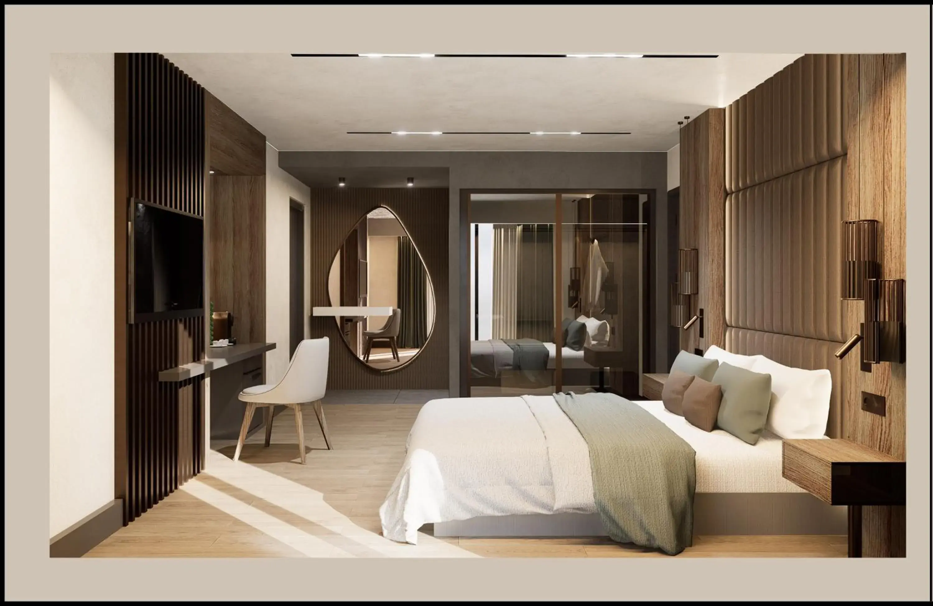 Bedroom, Bed in Royal Diwa Tekirova Resort