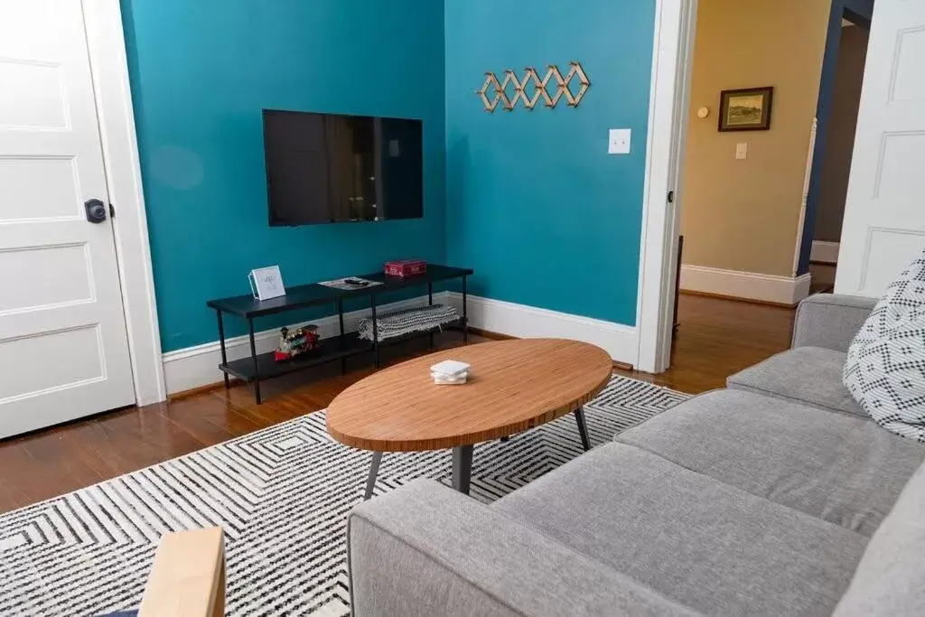 Seating Area in The Railway Suite - The Historic Winona House