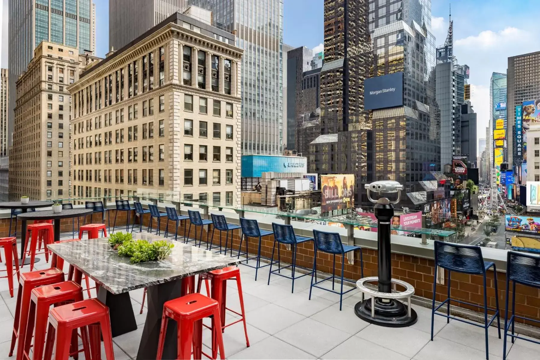 Patio in M Social Hotel Times Square New York