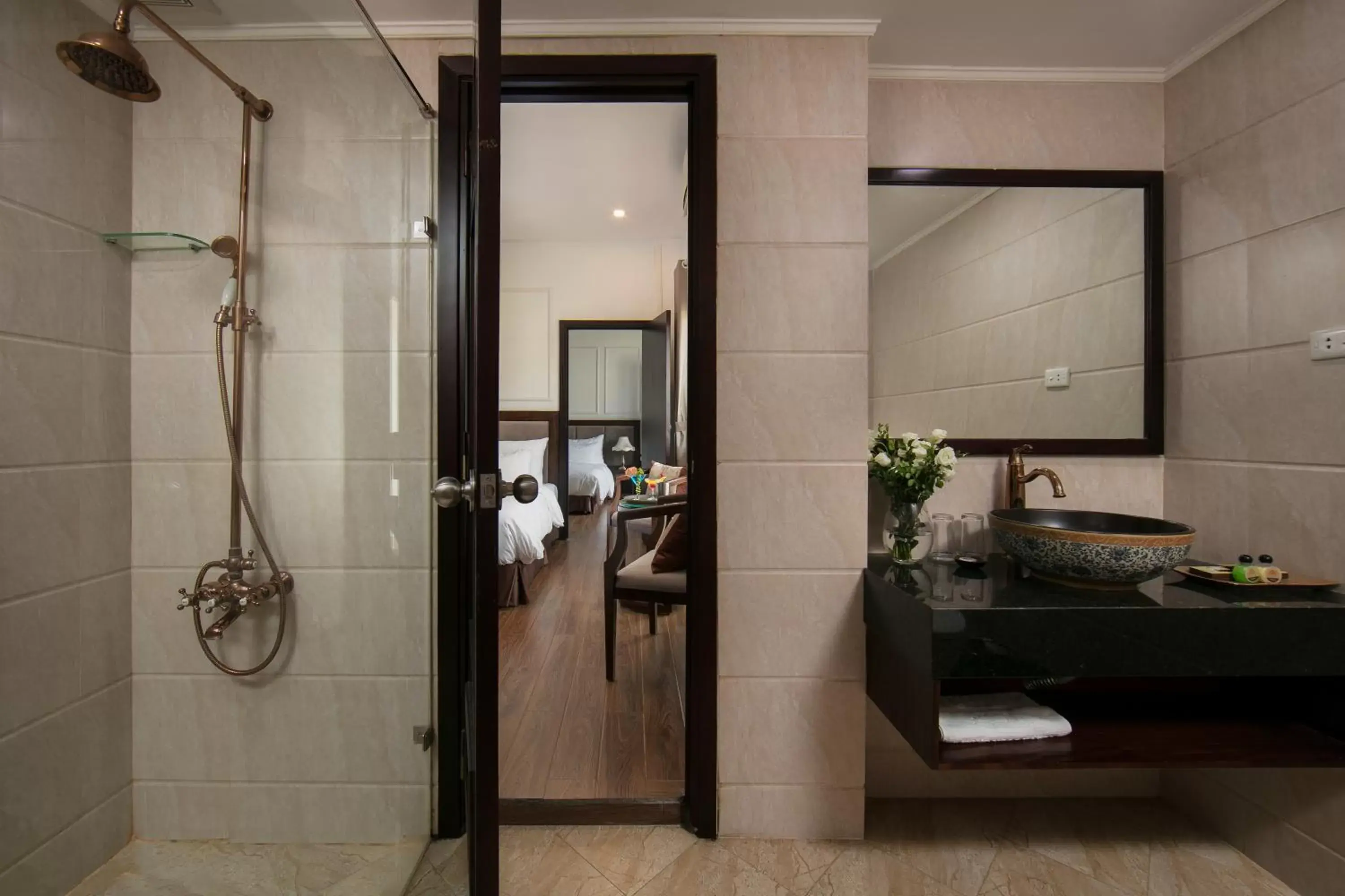 Bathroom in Hong Ngoc Cochinchine Boutique Hotel & Spa
