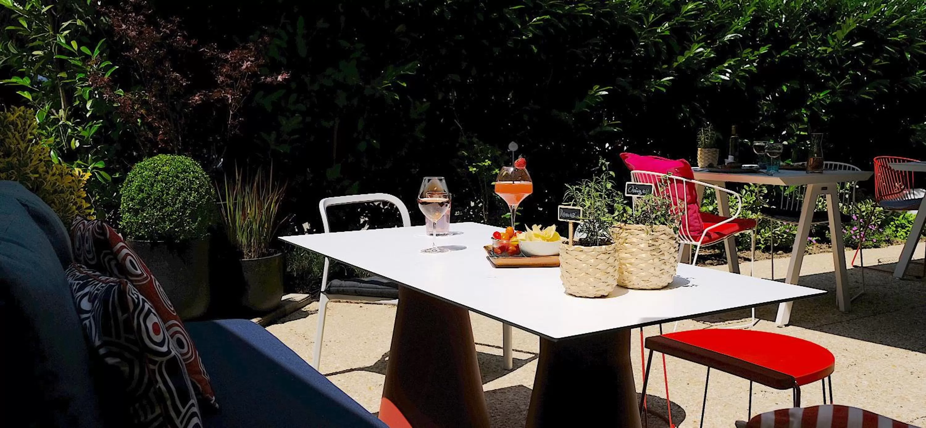 Patio in Mercure Hotel Forbach Centre de Loisirs