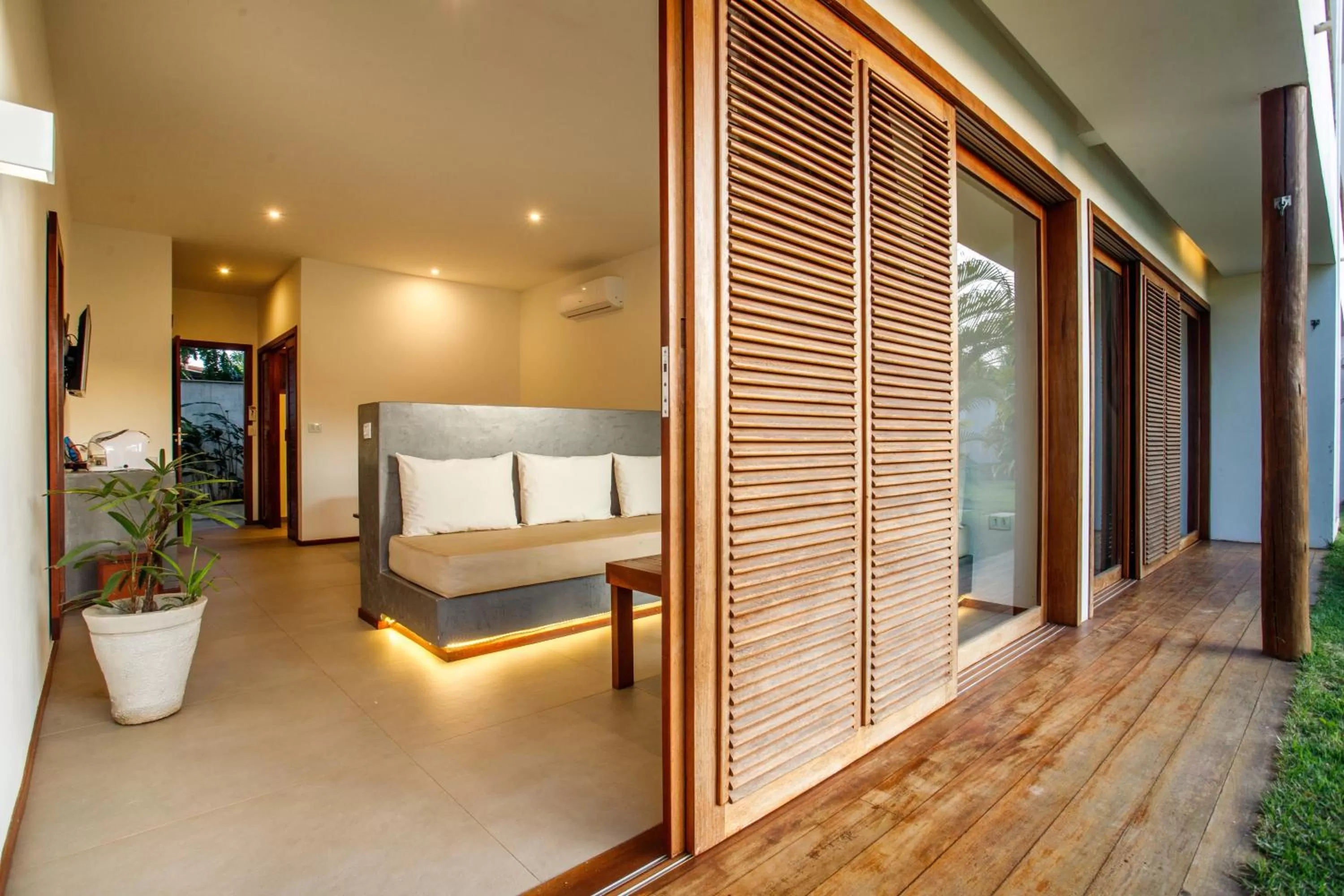 Living room, Bed in Portofino Pousada