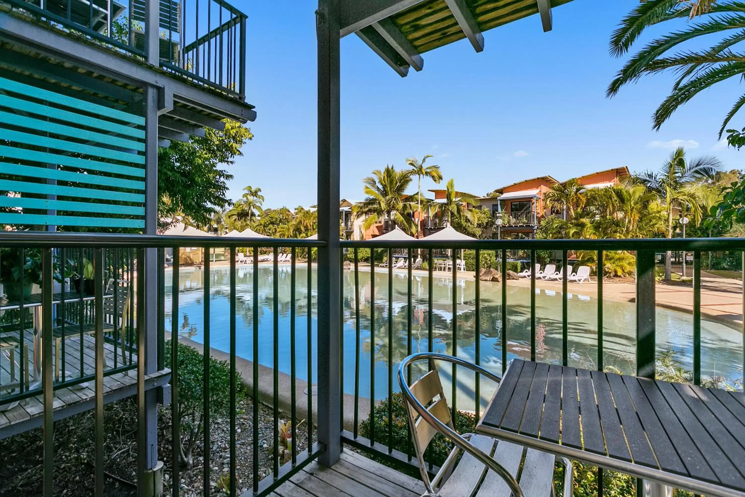 Pool View in Noosa Lakes Resort