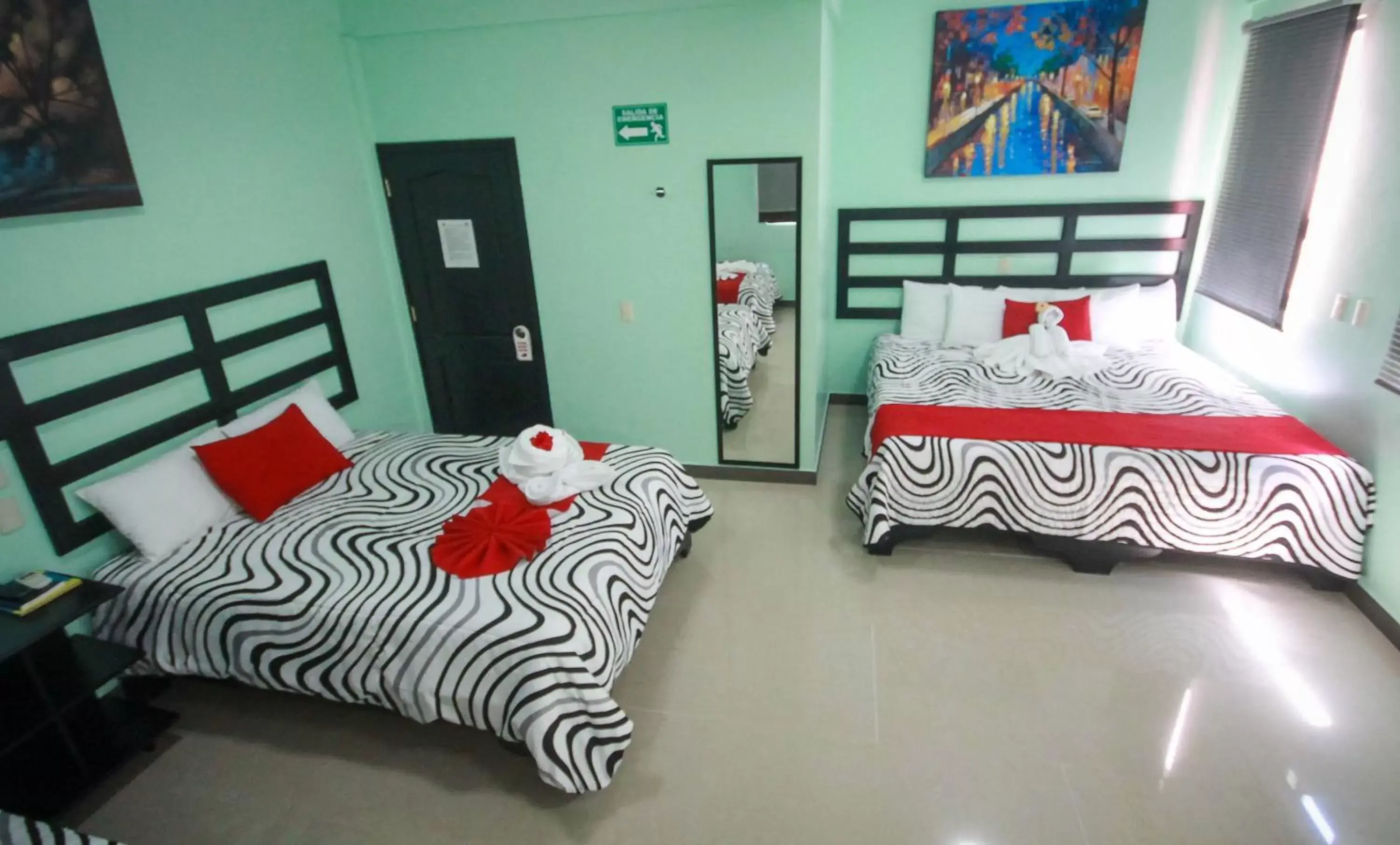 Bed in Hotel Castillo Del Rey