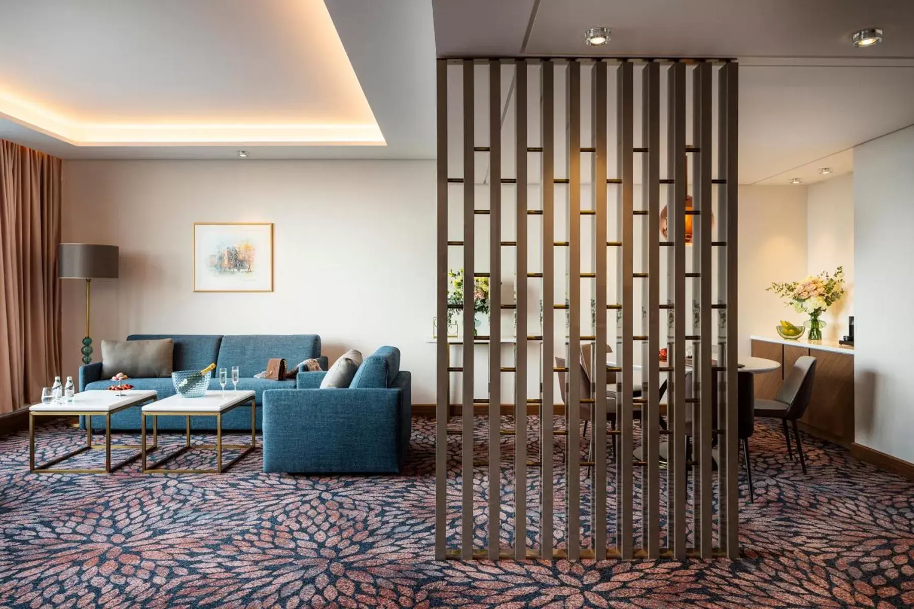 Living room in Grand Hotel Millennium Sofia Living room in Grand Hotel Millennium Sofia