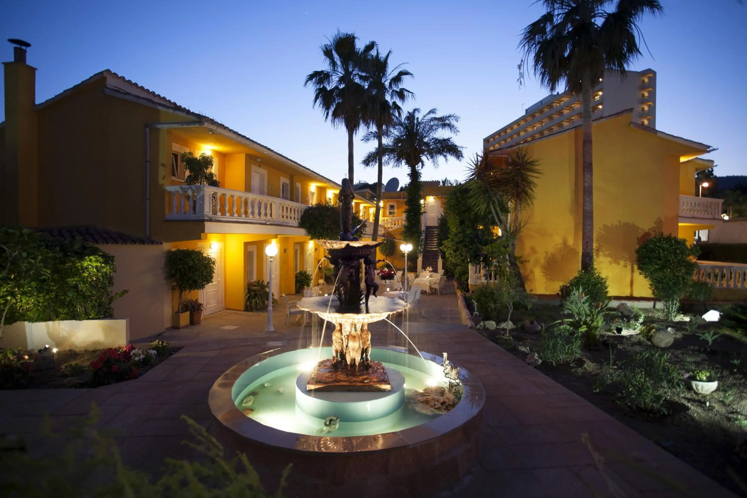 Patio in Hotel Cupidor