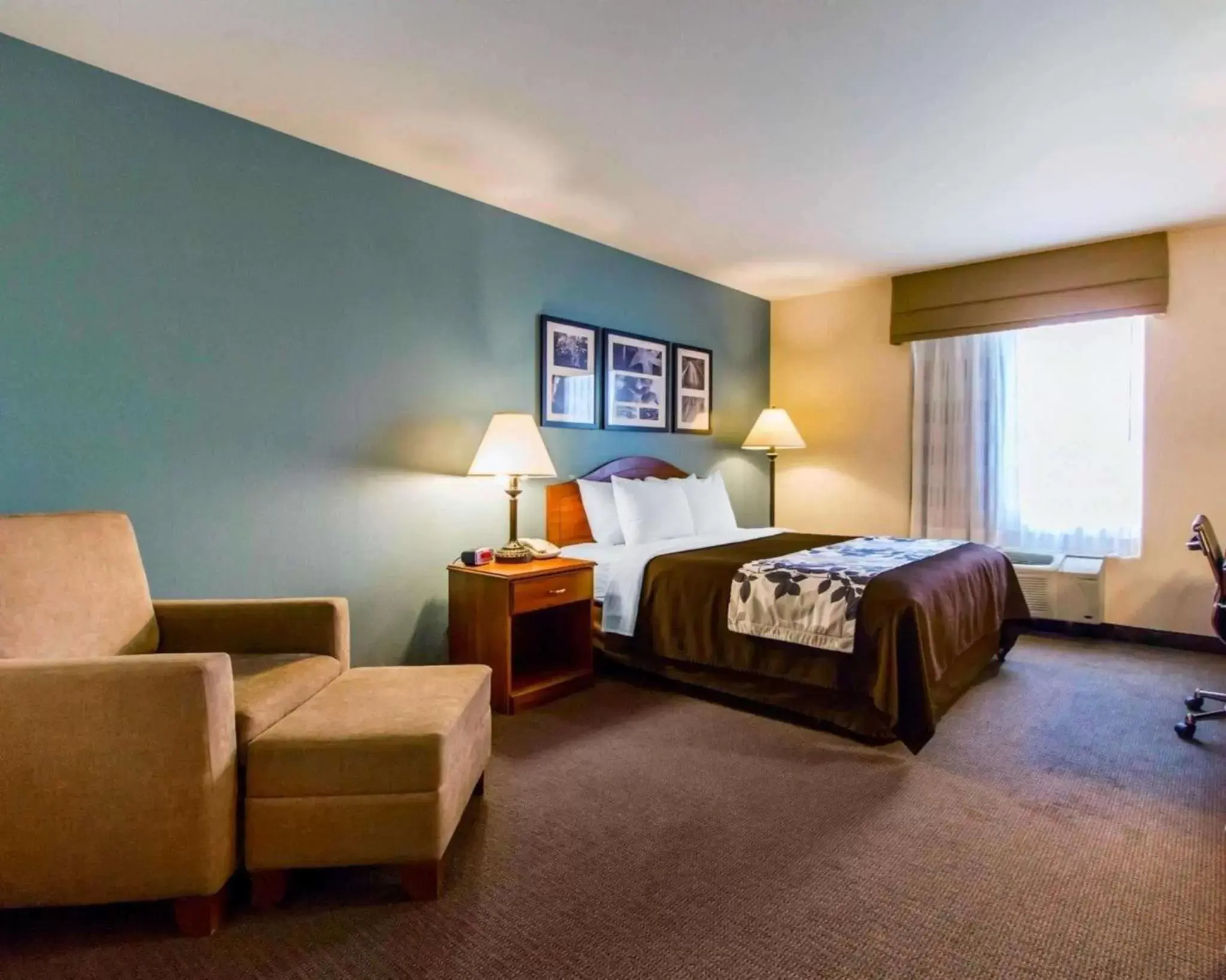Photo of the whole room in Sleep Inn & Suites Evansville