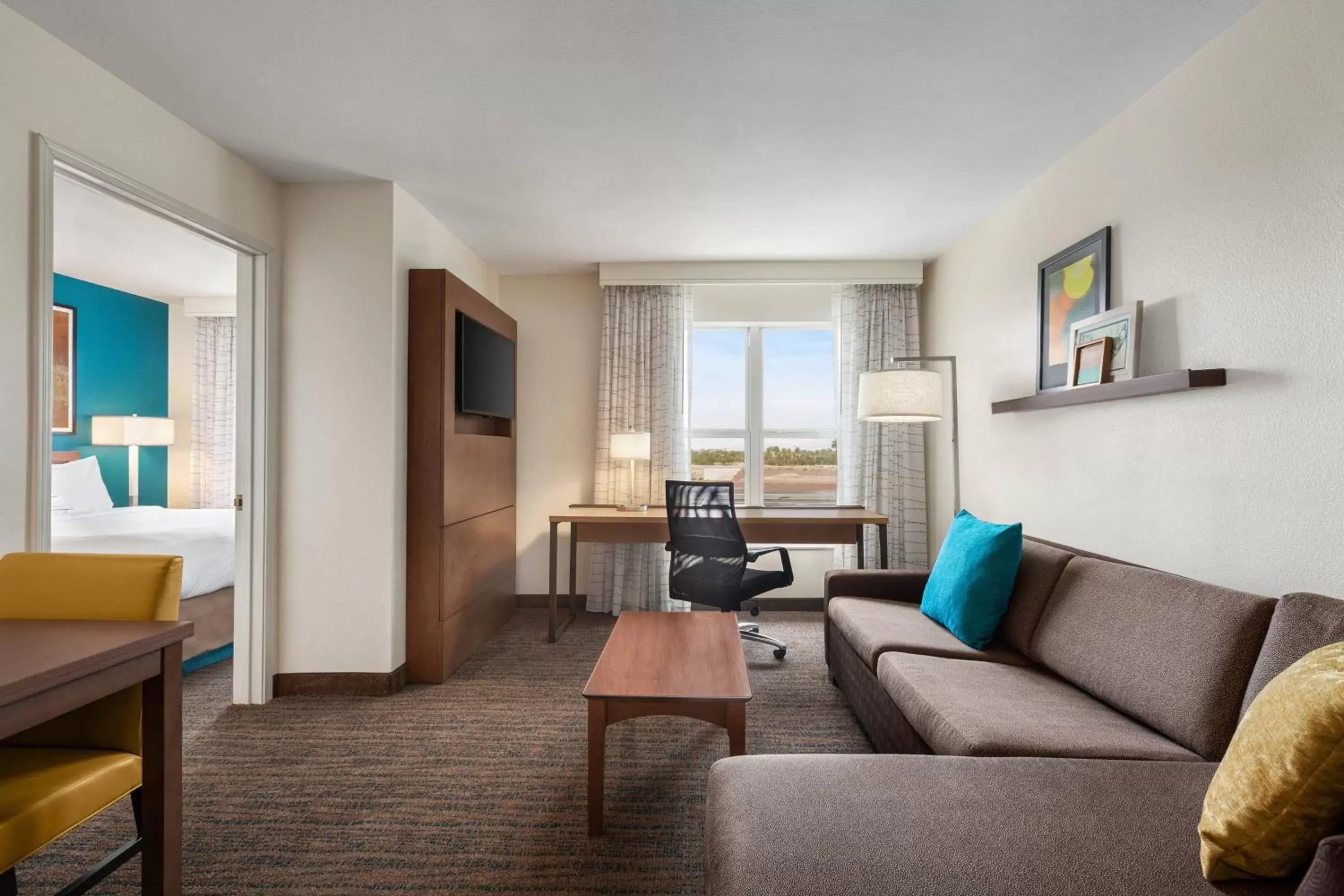 Living room, Seating Area in Residence Inn By Marriott Las Vegas Stadium Area