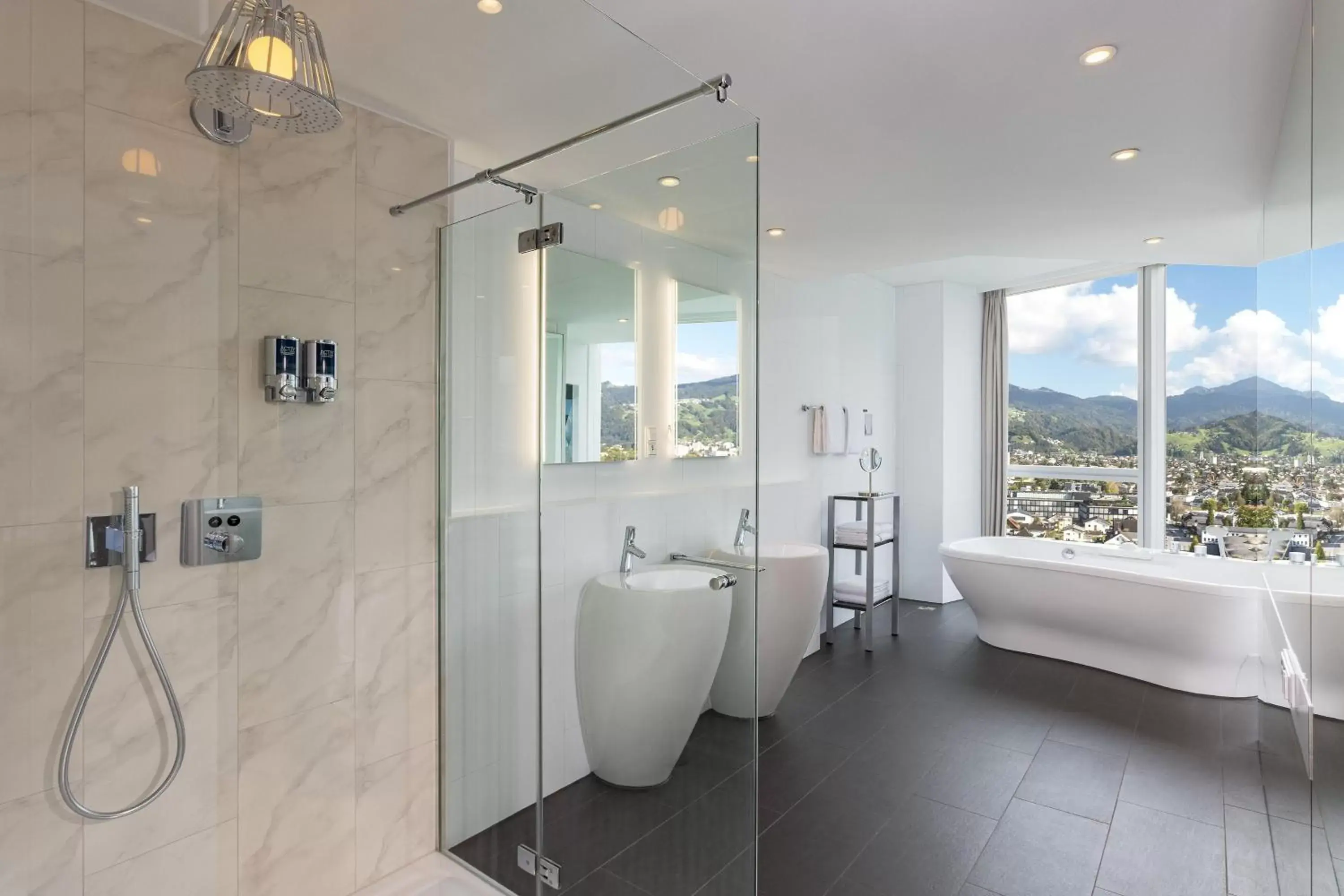 Photo of the whole room, Bathroom in Four Points by Sheraton Panoramahaus Dornbirn
