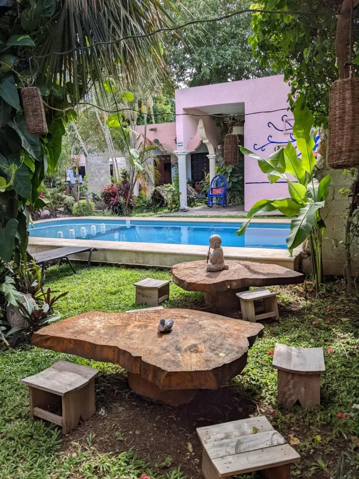 Garden view, Swimming Pool in Casa Aluxes Hotel