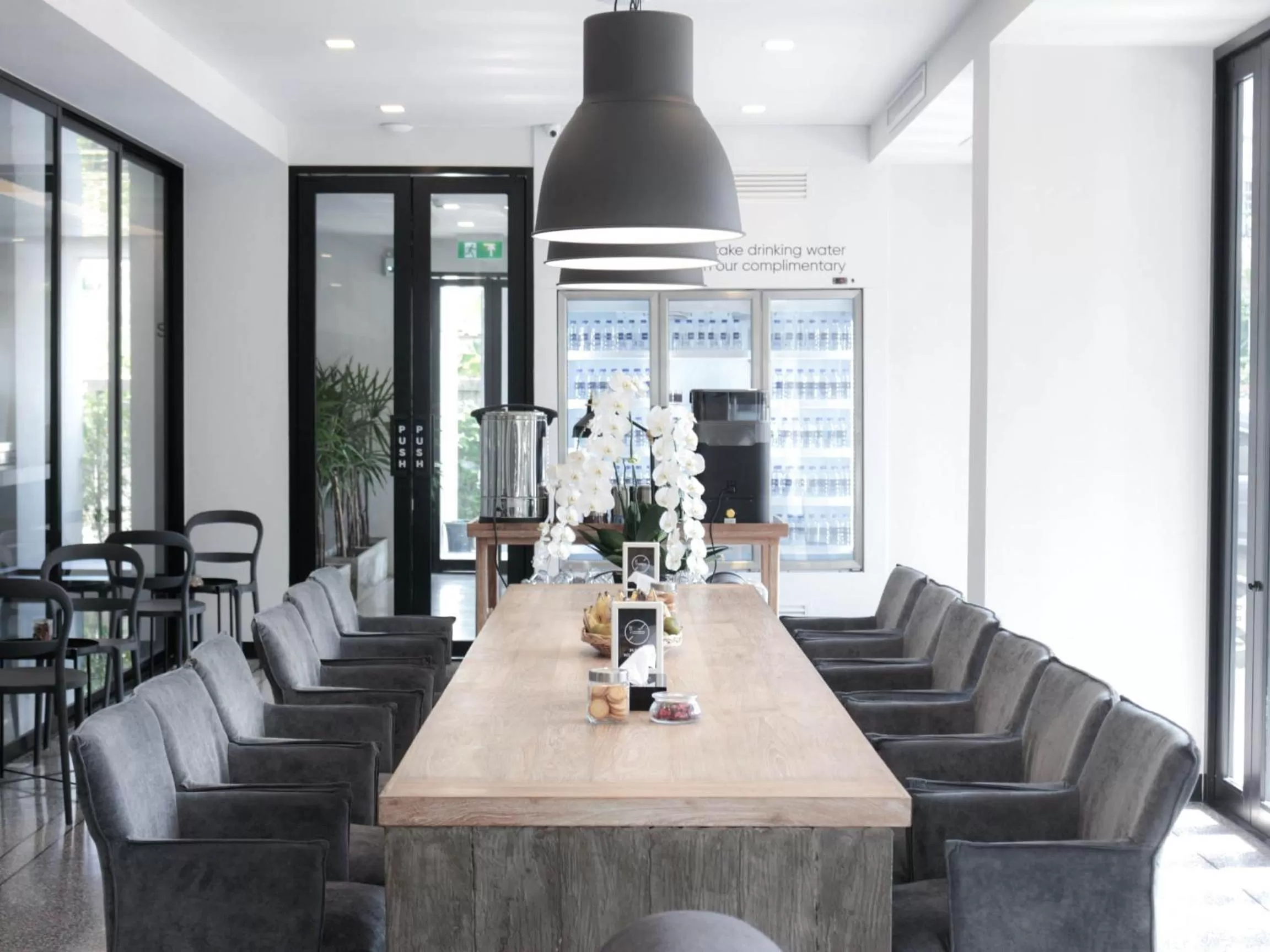 Lobby or reception in CREW Hotel