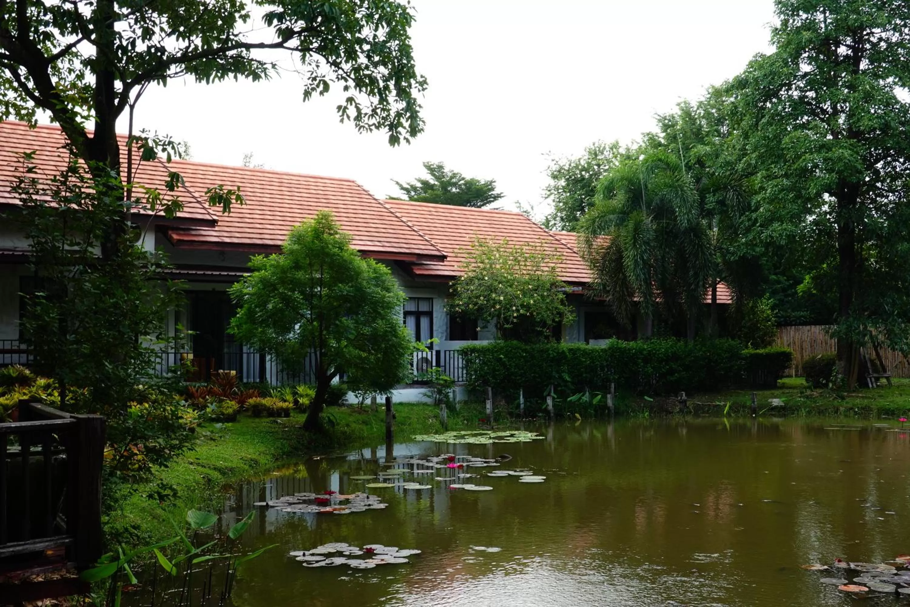 Garden in Tharaburi Resort