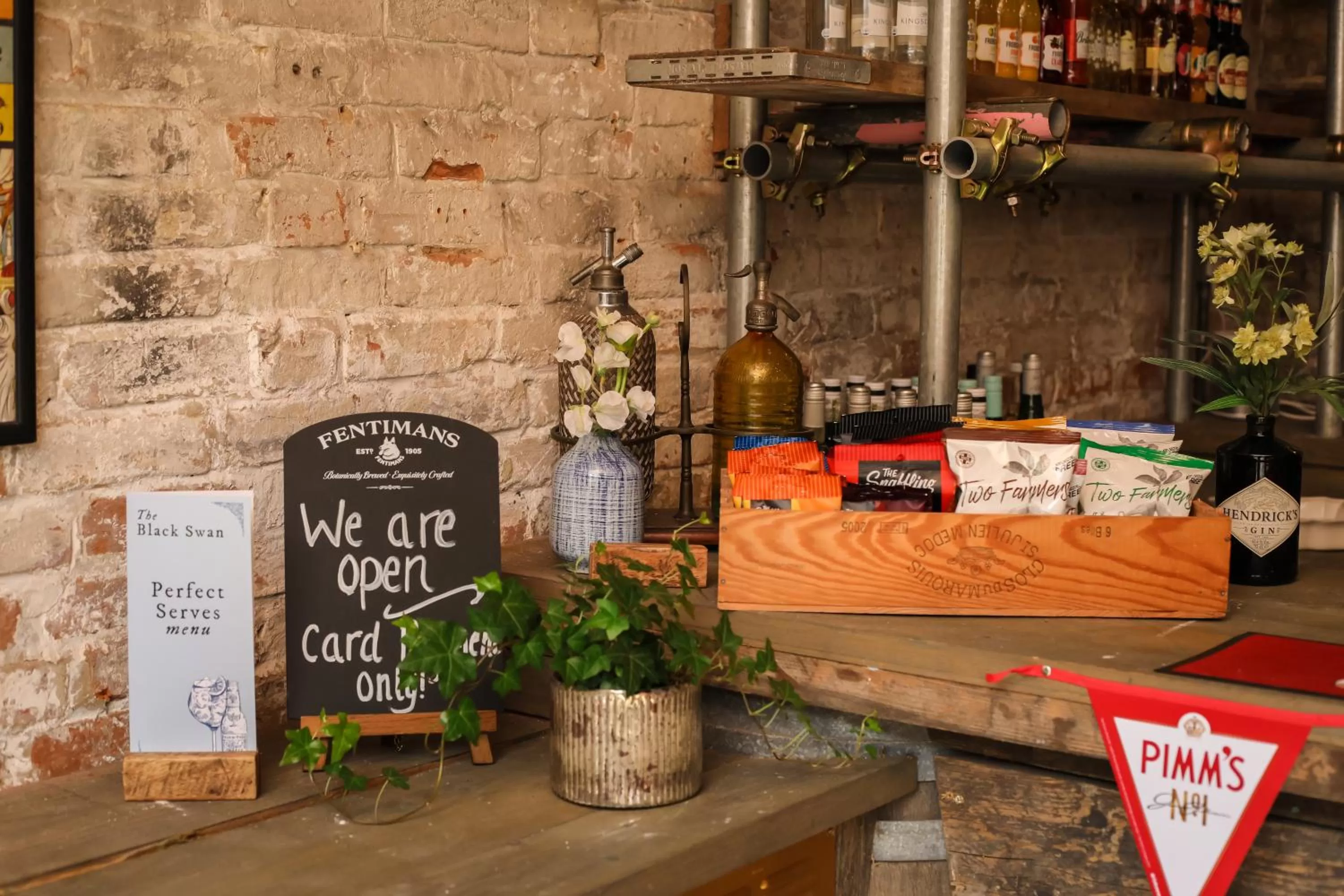 Lounge or bar in The Black Swan Inn