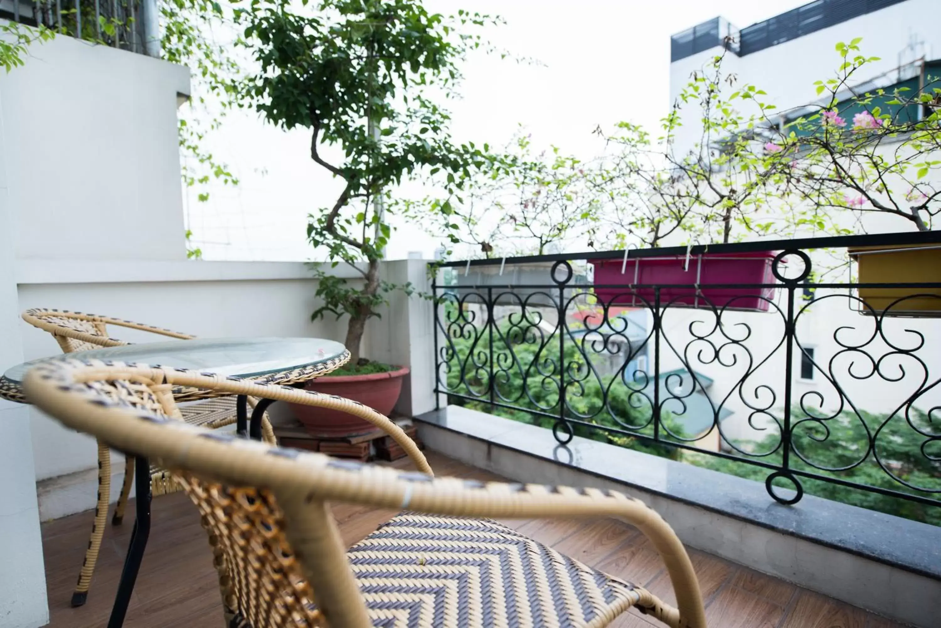 Balcony/Terrace in Hanoi HM Boutique Hotel