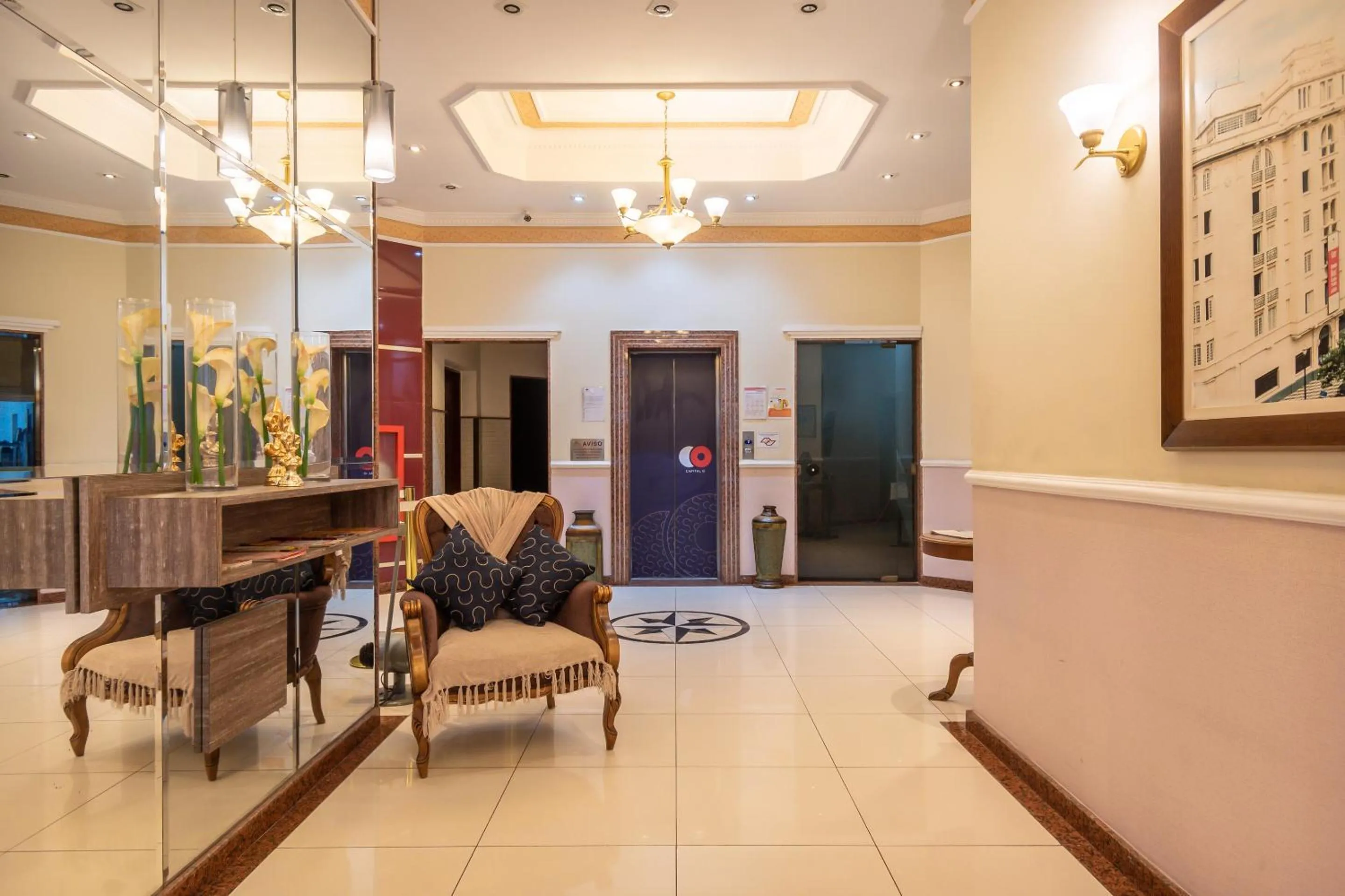 Lobby or reception in Rede Andrade Piratininga