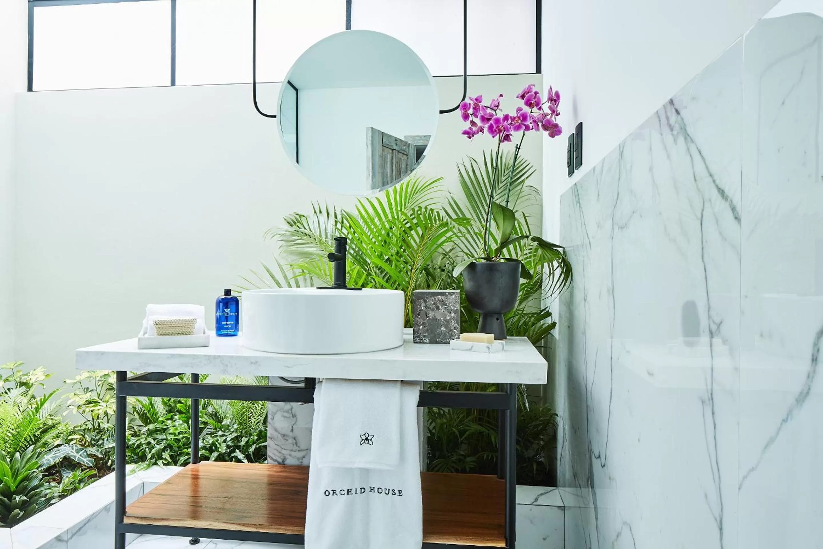Bathroom in Orchid House Mexico City
