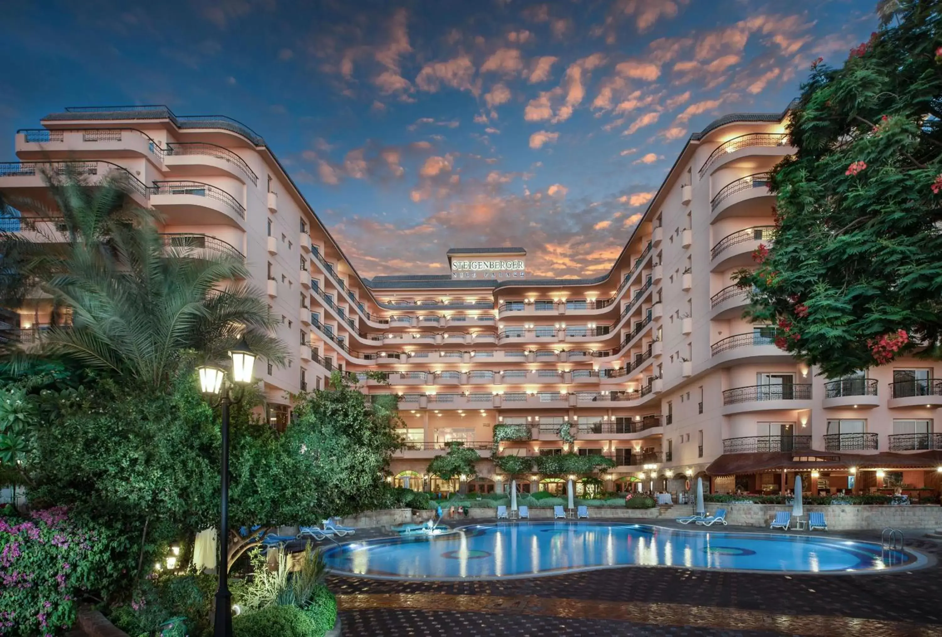 Property building, Swimming Pool in Steigenberger Nile Palace Luxor - Convention Center