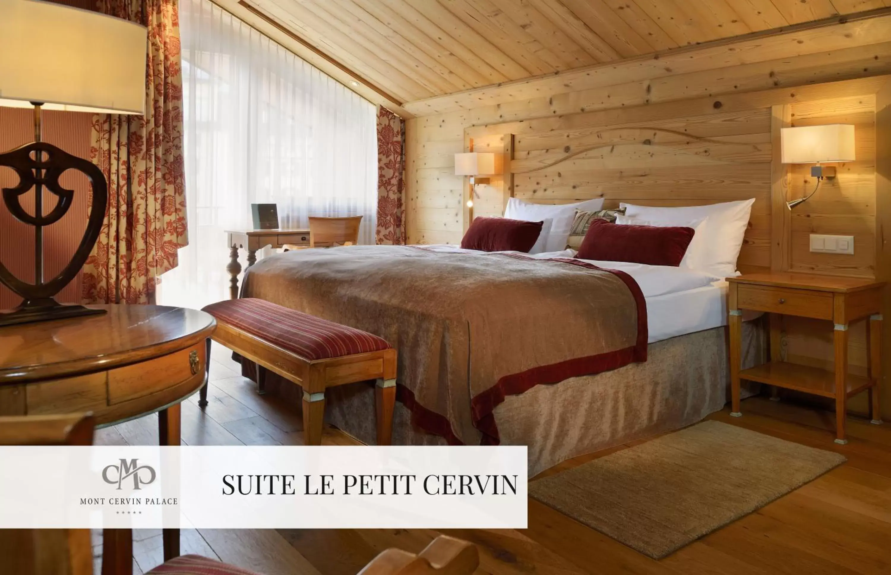 Bedroom, Bed in Mont Cervin Palace