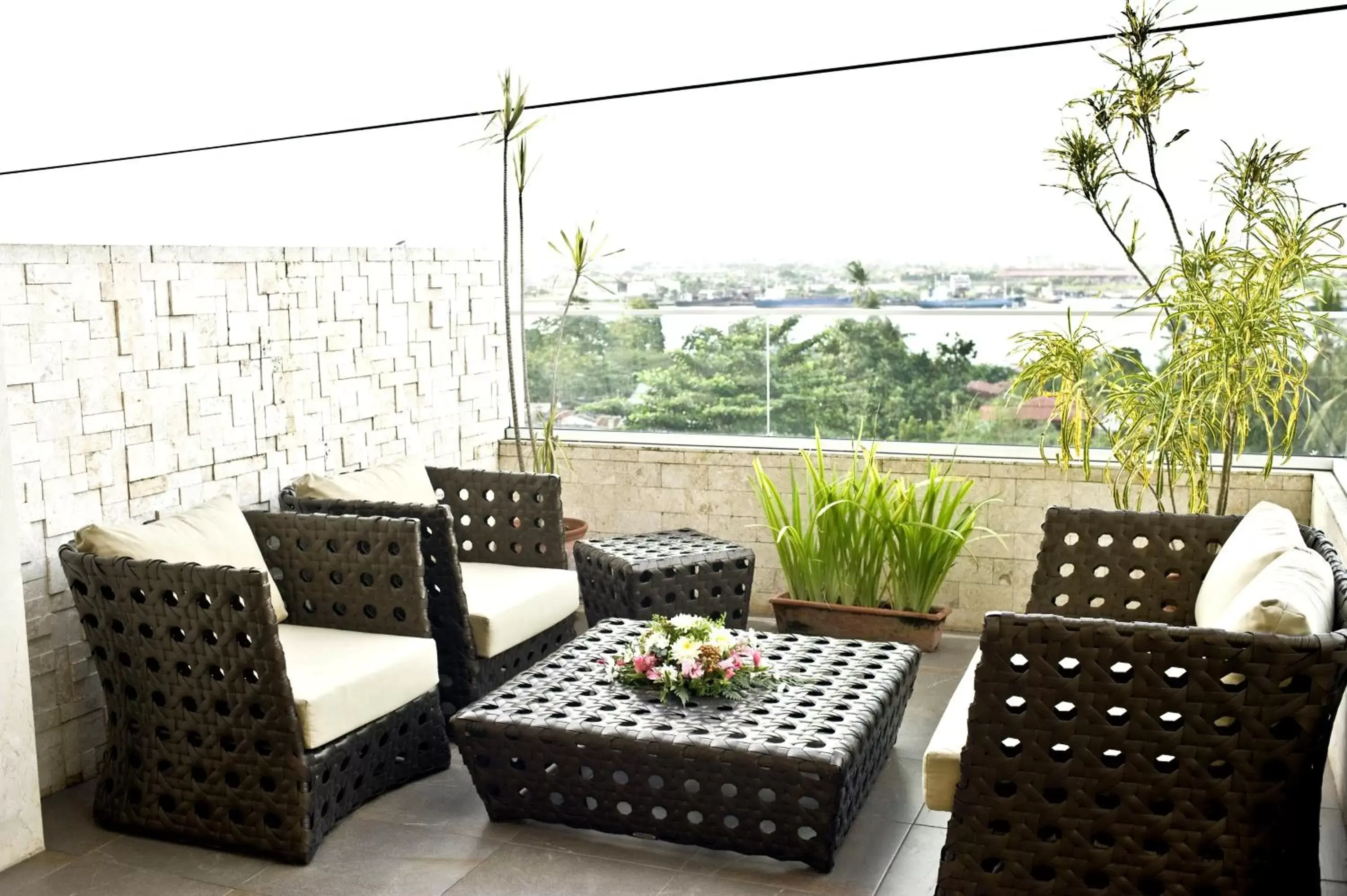 Balcony/Terrace in Goldberry Suites and Hotel - Mactan