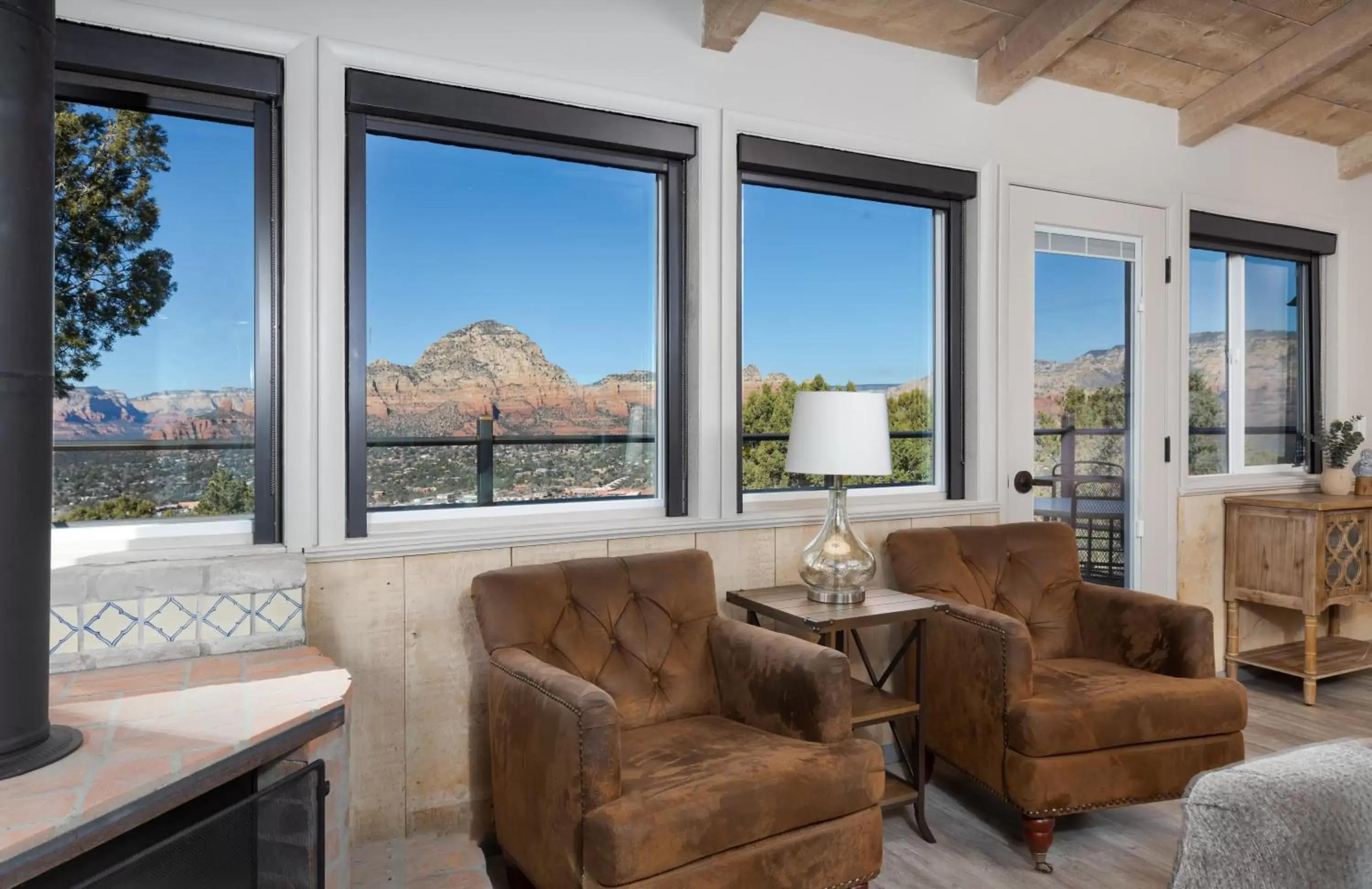 Seating Area in Sky Ranch Lodge