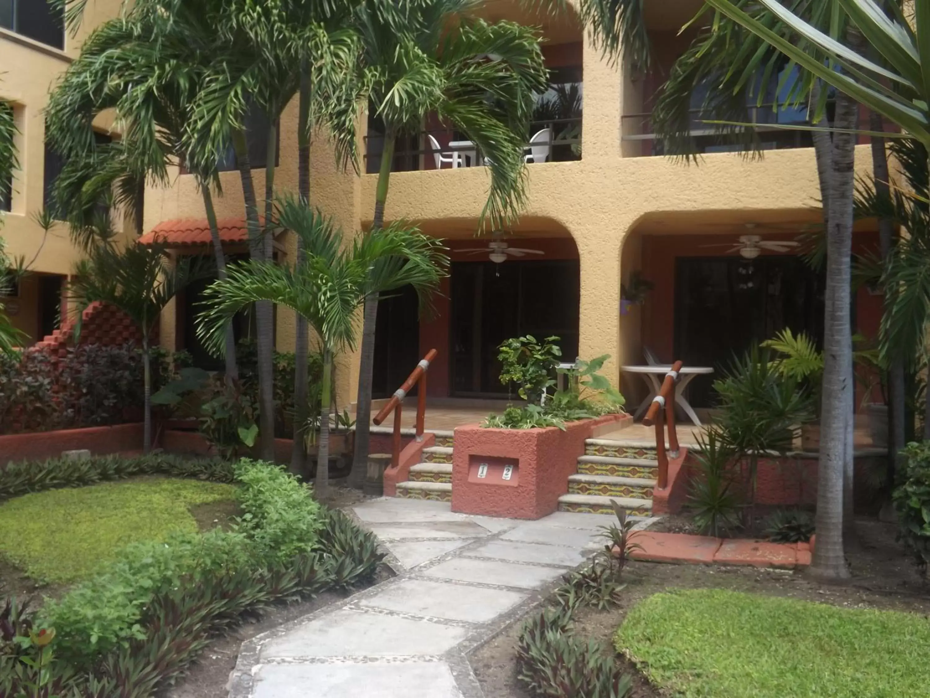 Patio in Nautibeach Beach Front Condos in North Beach