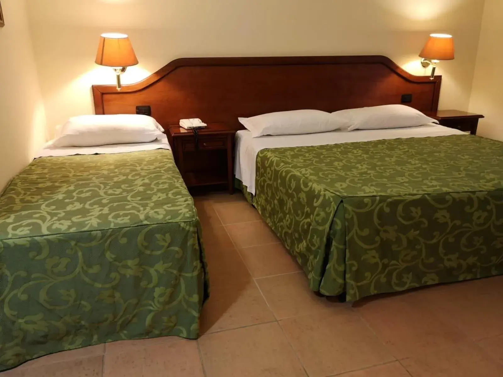 Bed in Hotel Villa Peretti