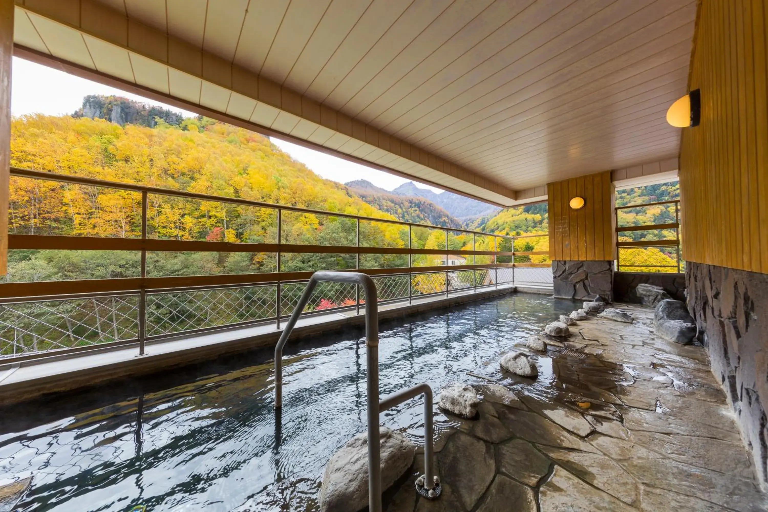 Open Air Bath in Hotel Taisetsu