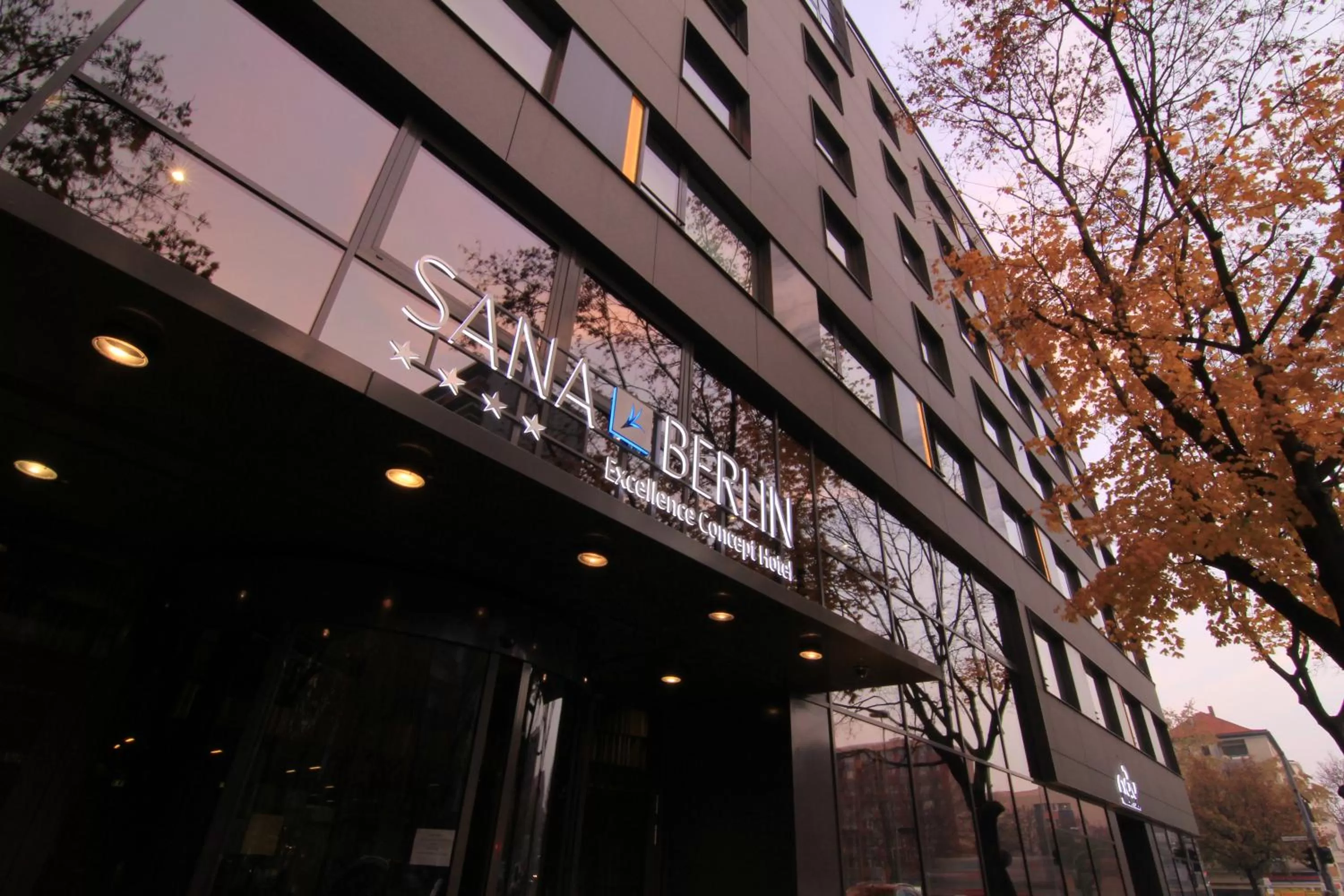 Facade/entrance in SANA Berlin Residence