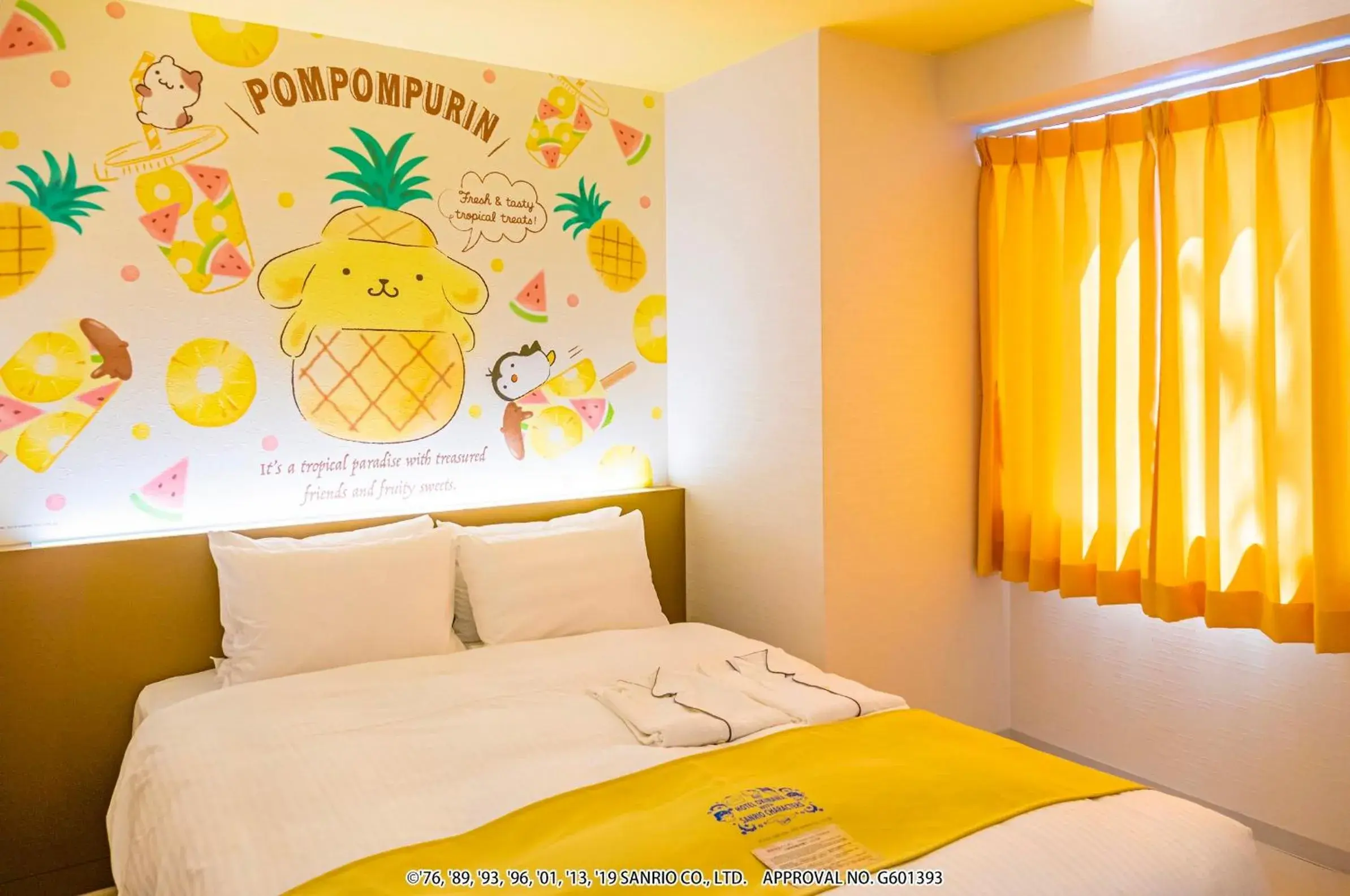 Other, Bed in Hotel Okinawa With Sanrio Characters