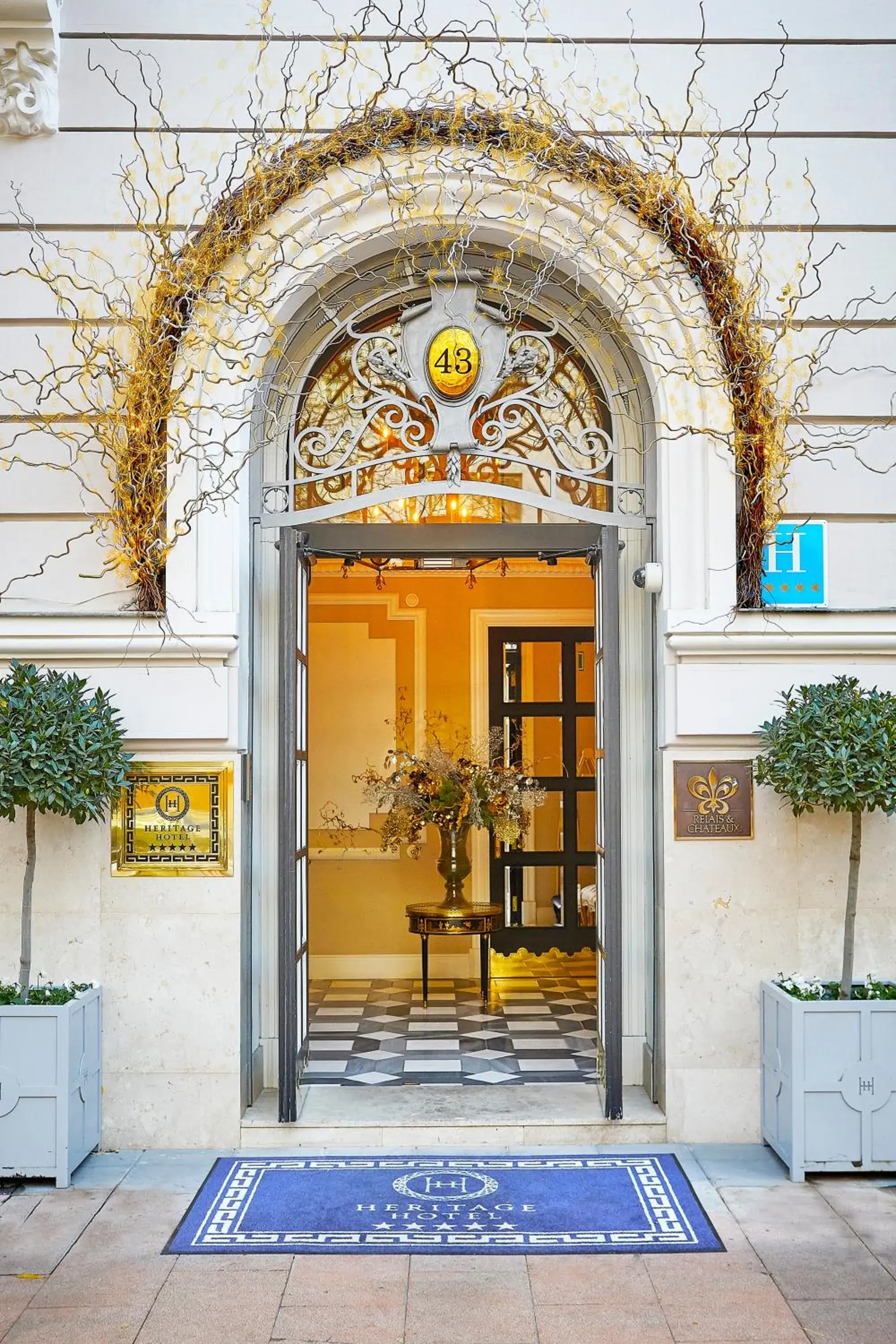 Property building in Relais & Châteaux Heritage Hotel