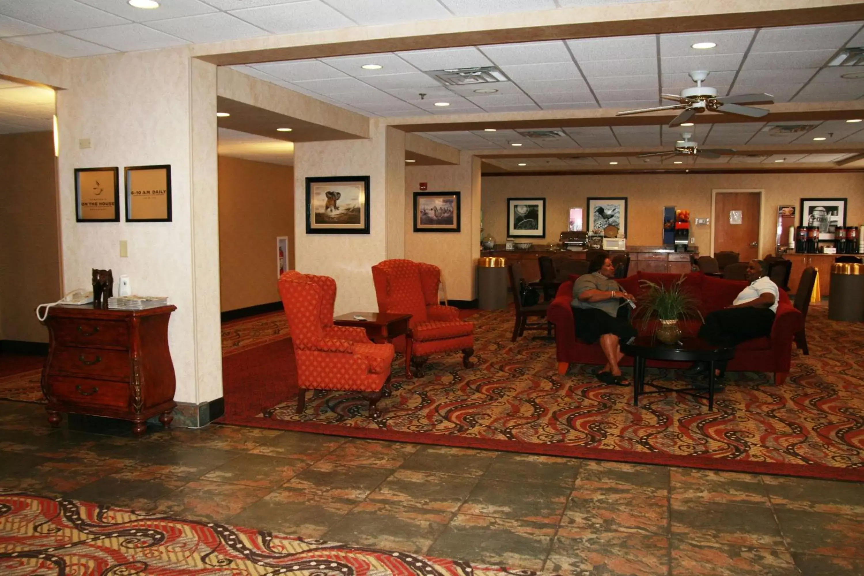 Lobby or reception in Hampton Inn Canton