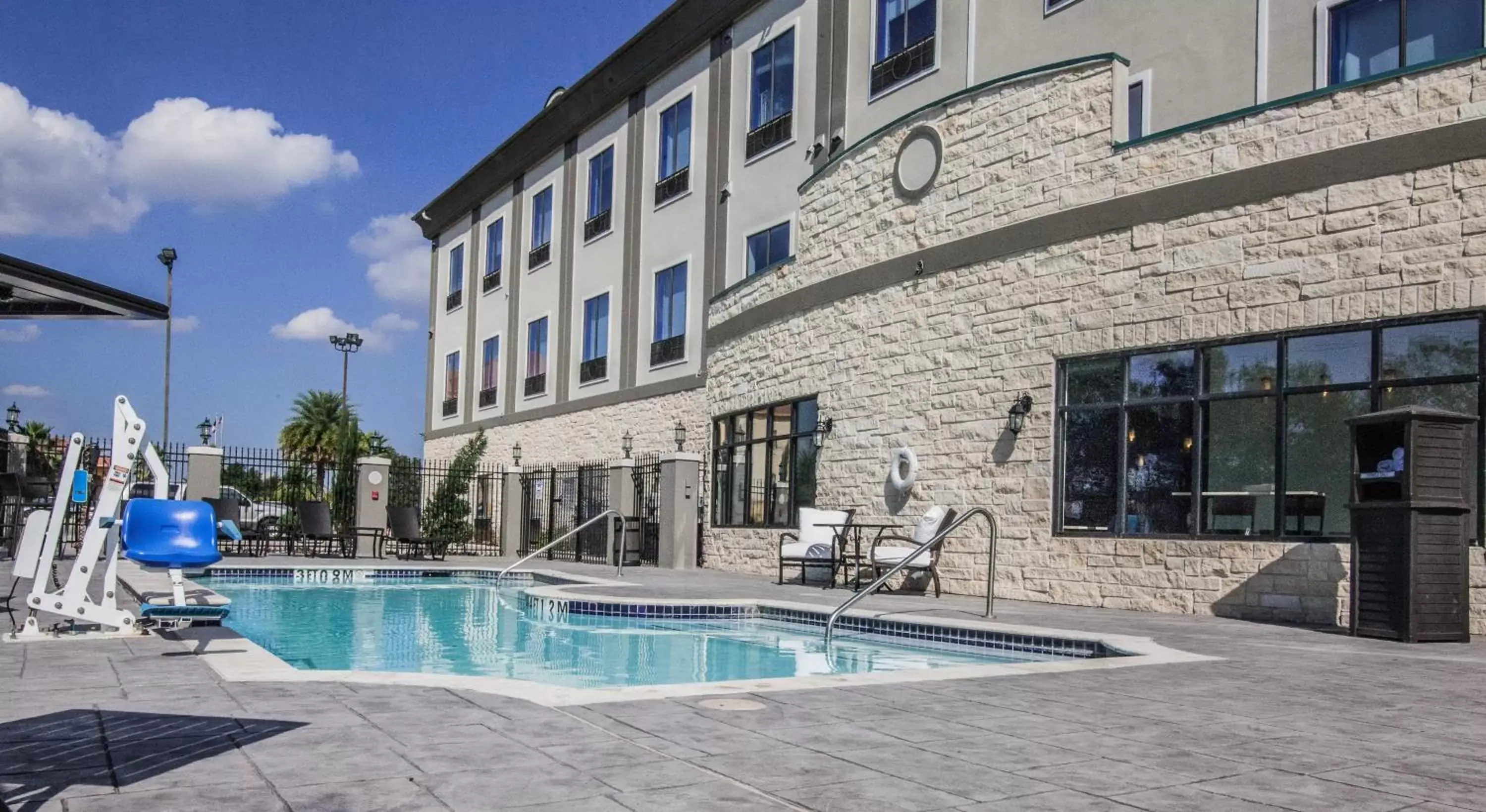 Swimming Pool in Holiday Inn Express Houston-Alvin, an IHG Hotel