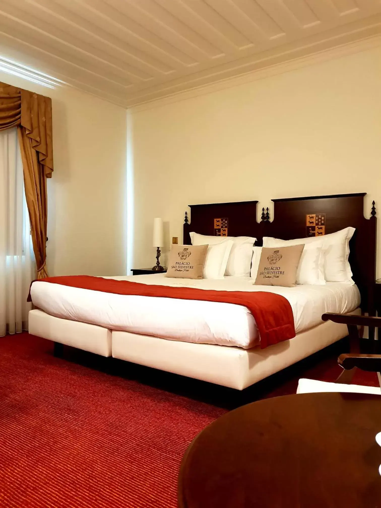 Bed in Palacio São Silvestre-Boutique Hotel