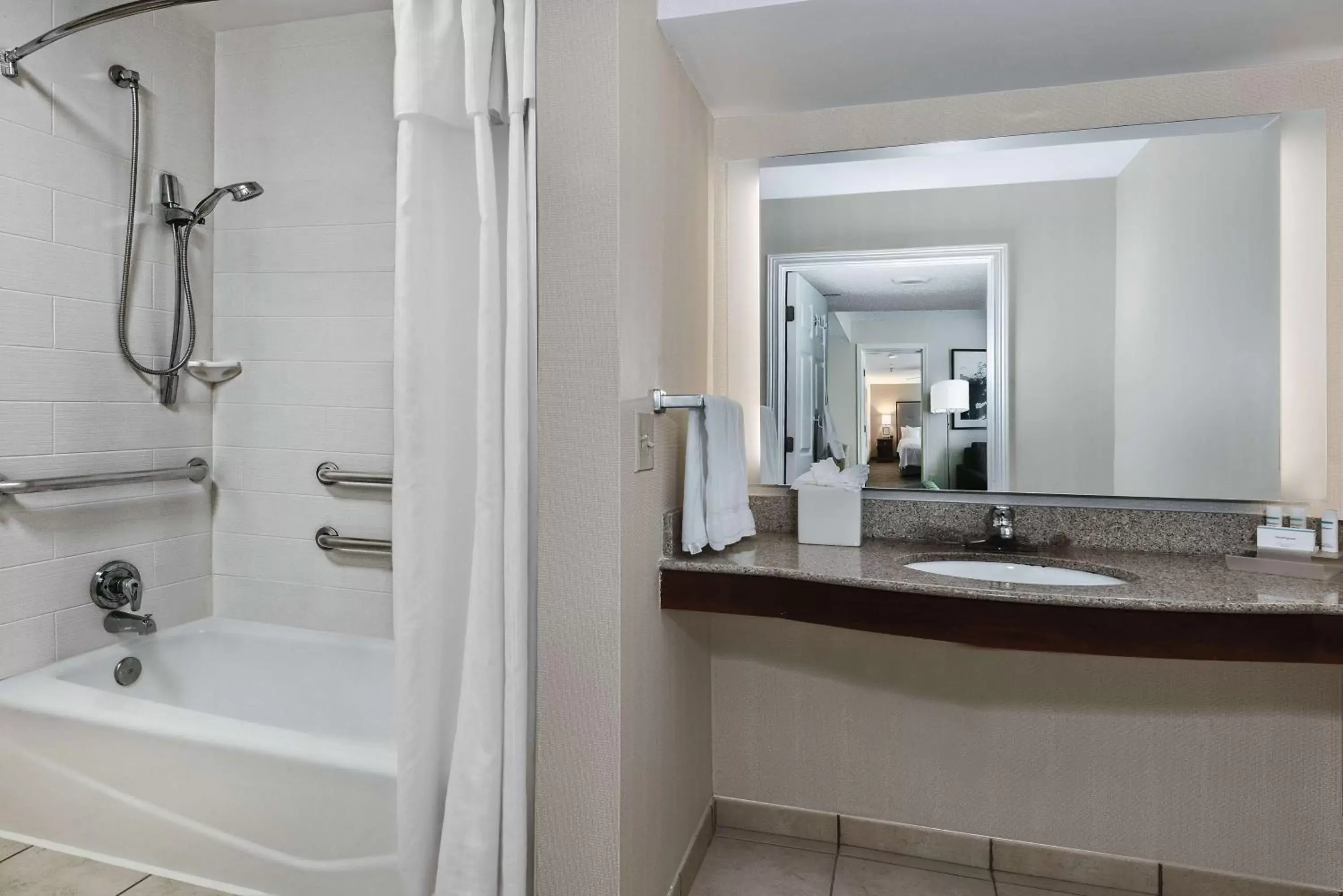 Bathroom in Homewood Suites by Hilton Houston-Clear Lake