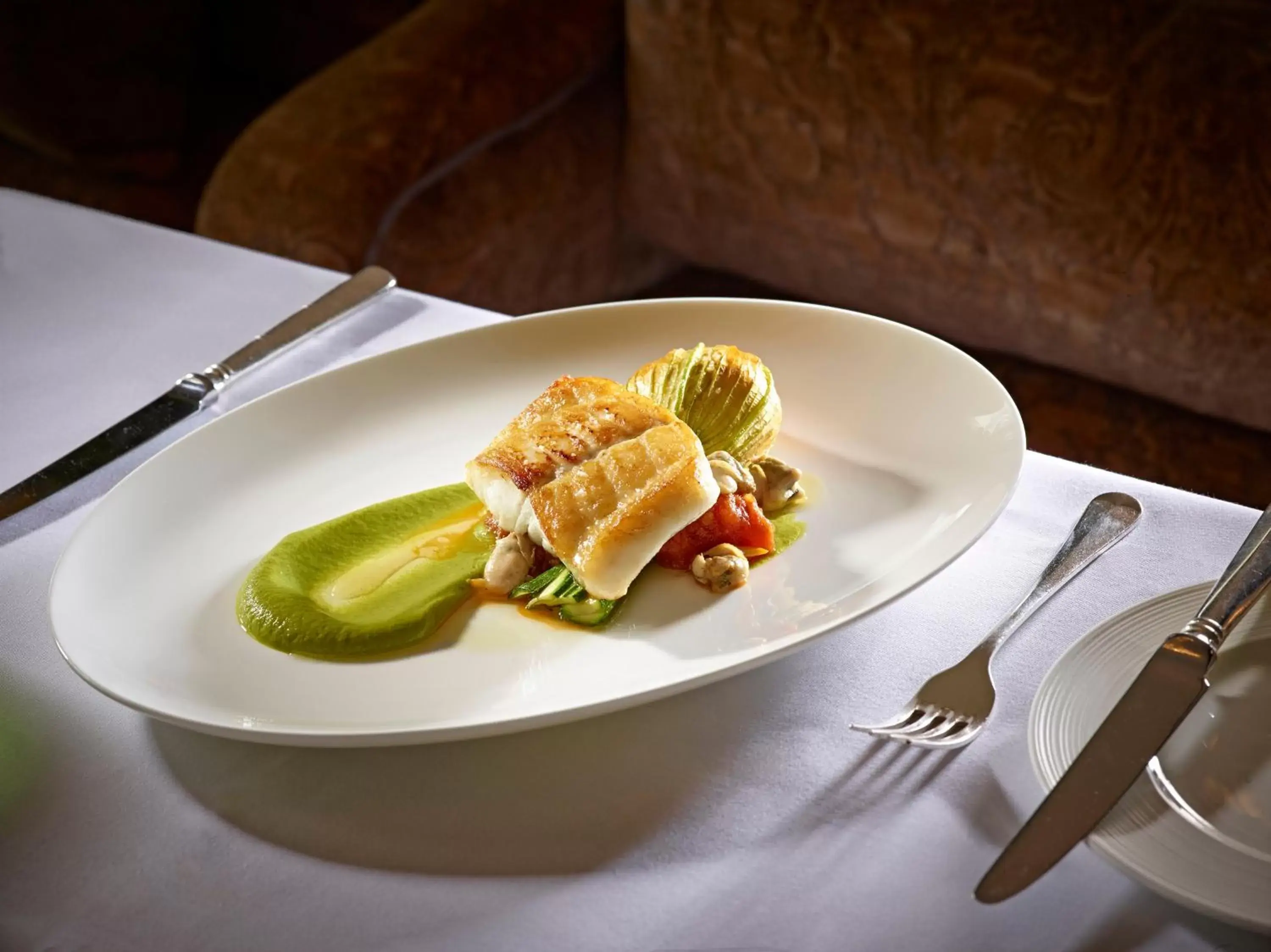 Food close-up in Cliveden House - an Iconic Luxury Hotel