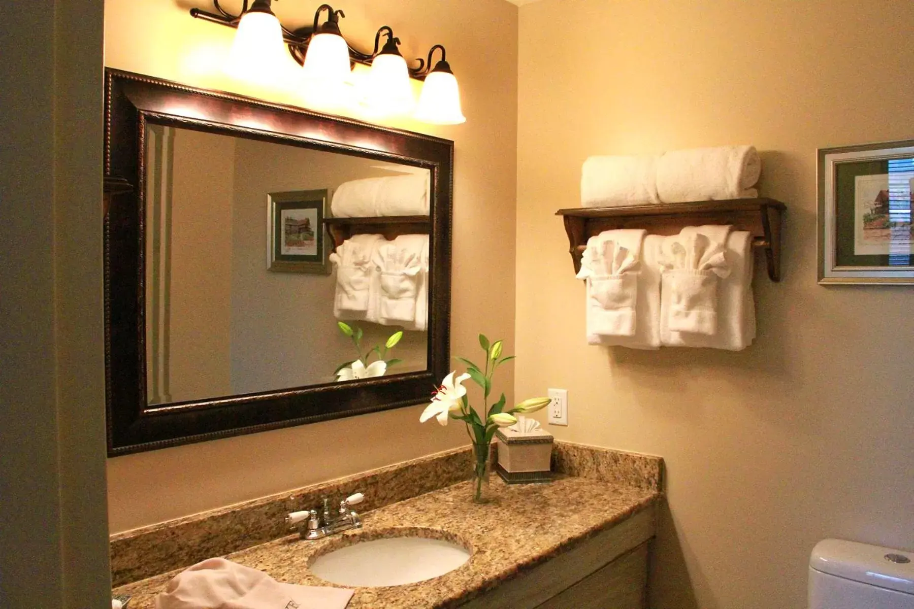 Bathroom in The Historic Brookstown Inn, Trademark Collection by Wyndham