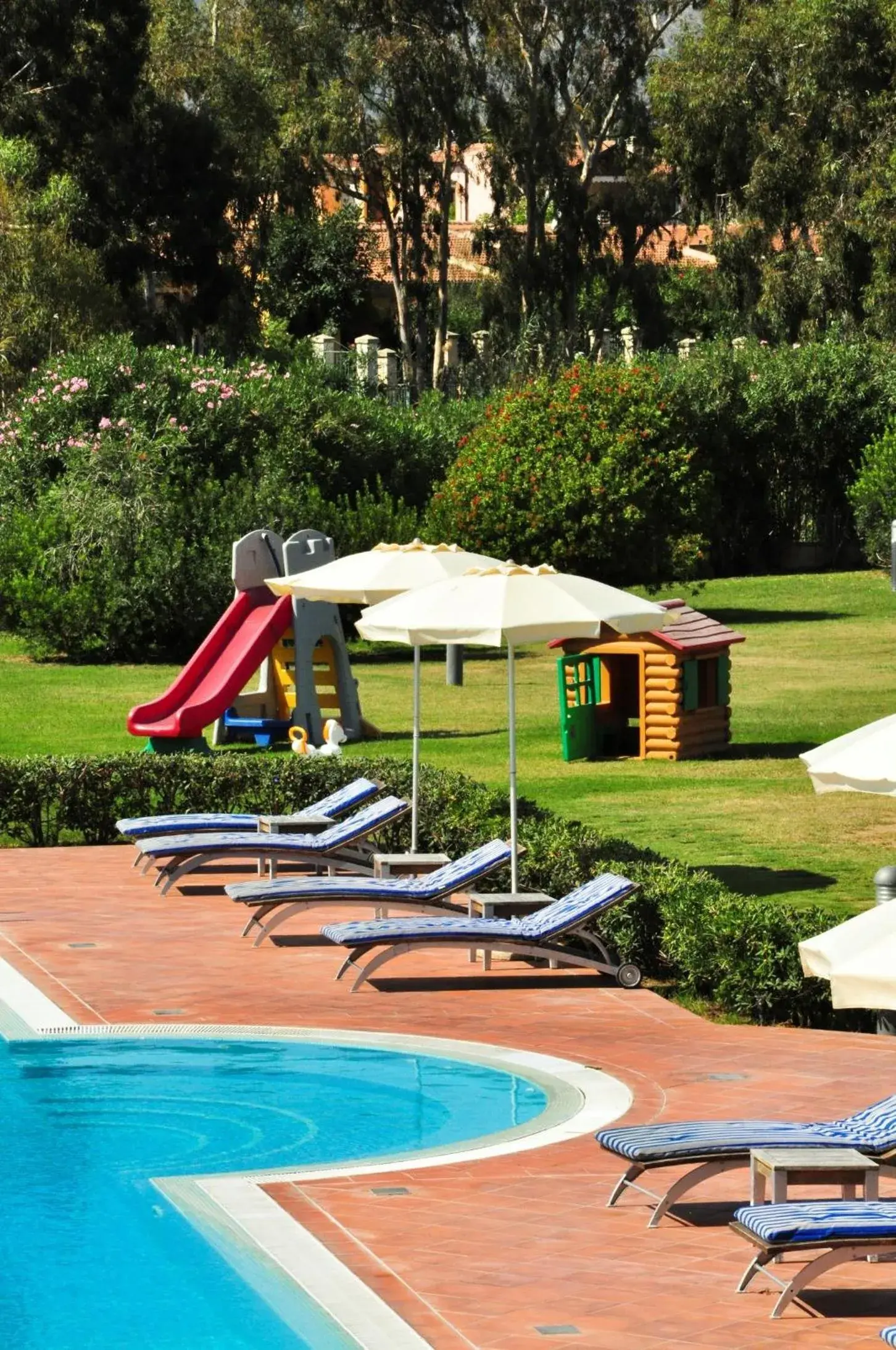 Garden, Water Park in Hotel Santa Gilla