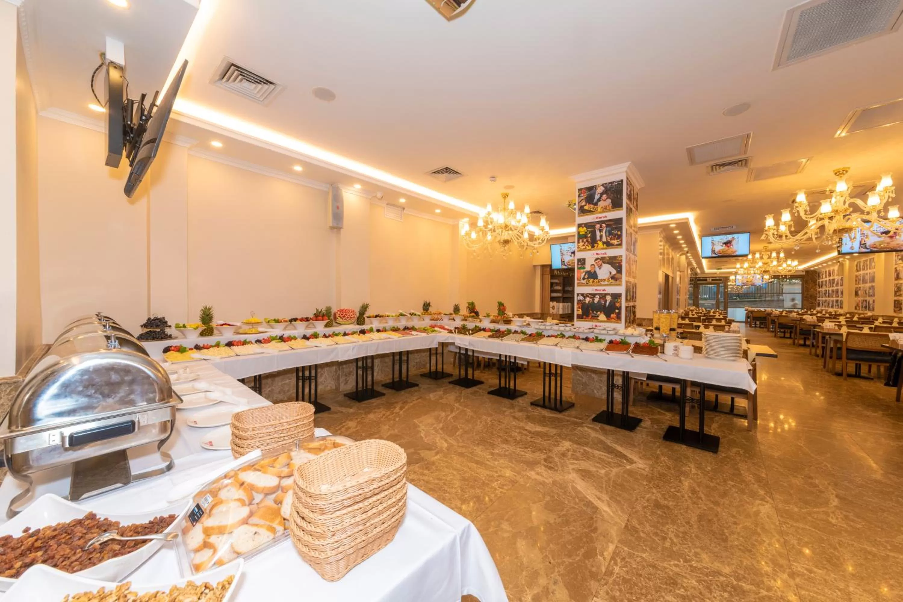 Buffet breakfast in Almadina Hotel Istanbul