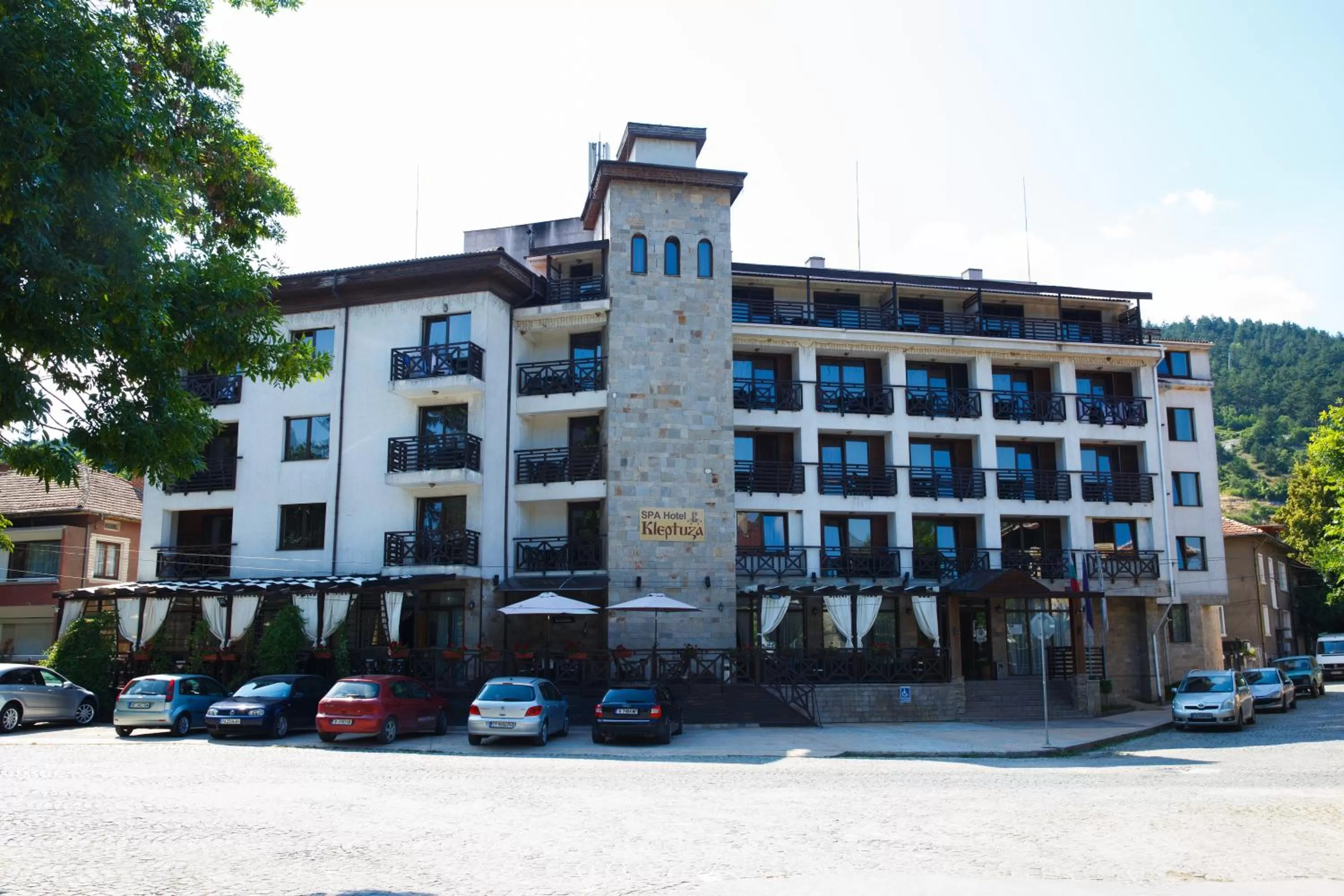 Facade/entrance in Spa Hotel Kleptuza