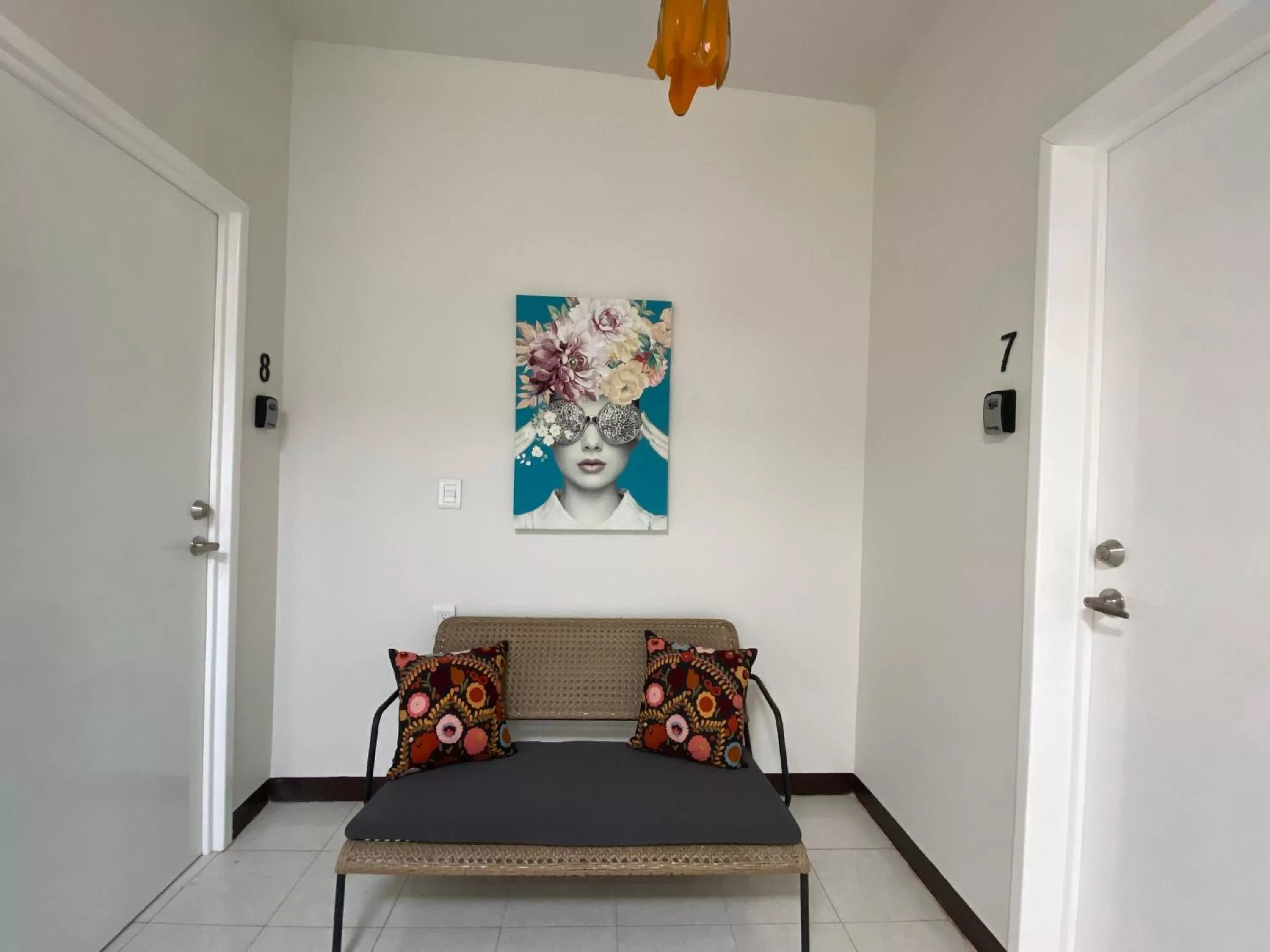 Seating area in Casa Soledad