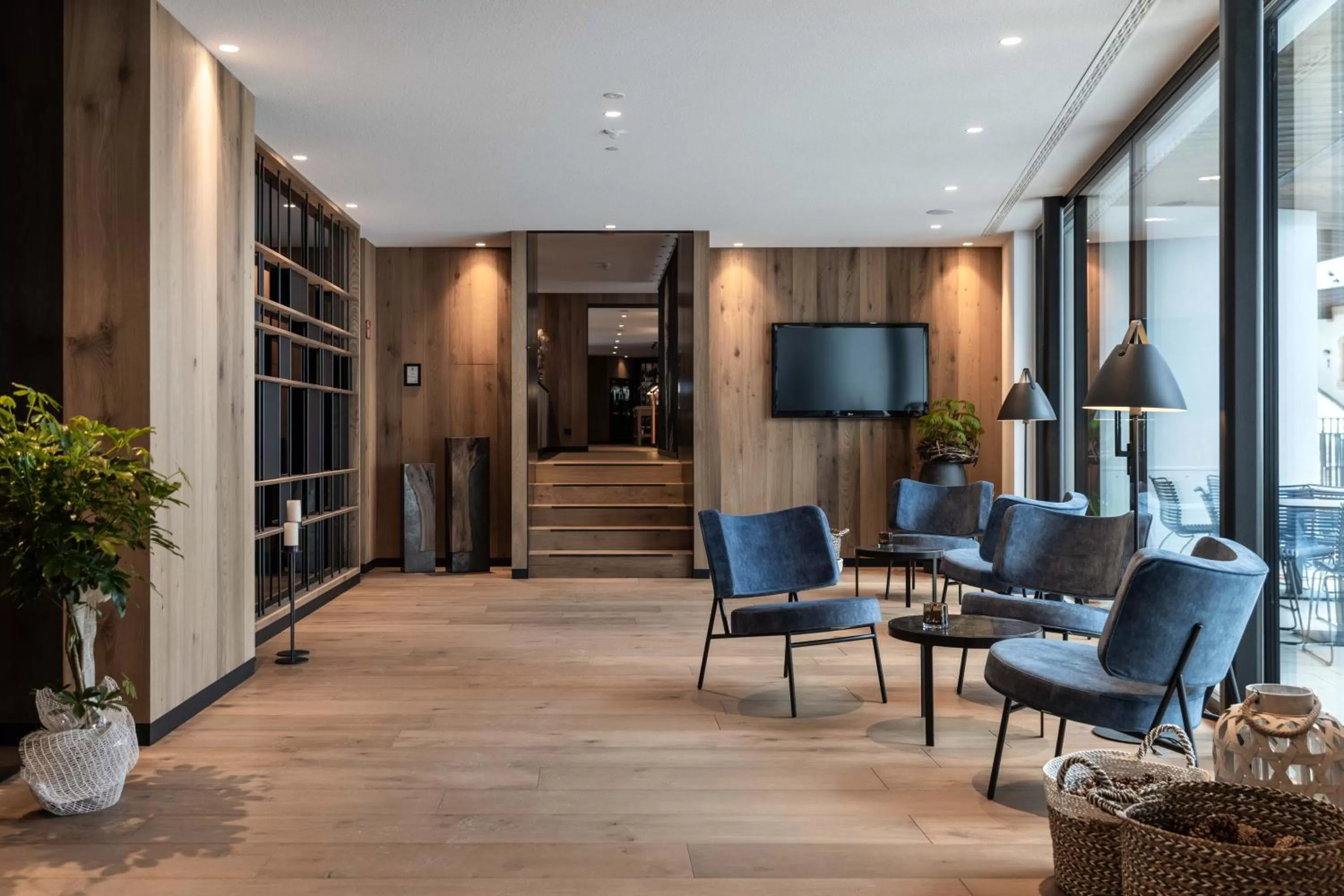 Lobby or reception in Linder Cycling Hotel