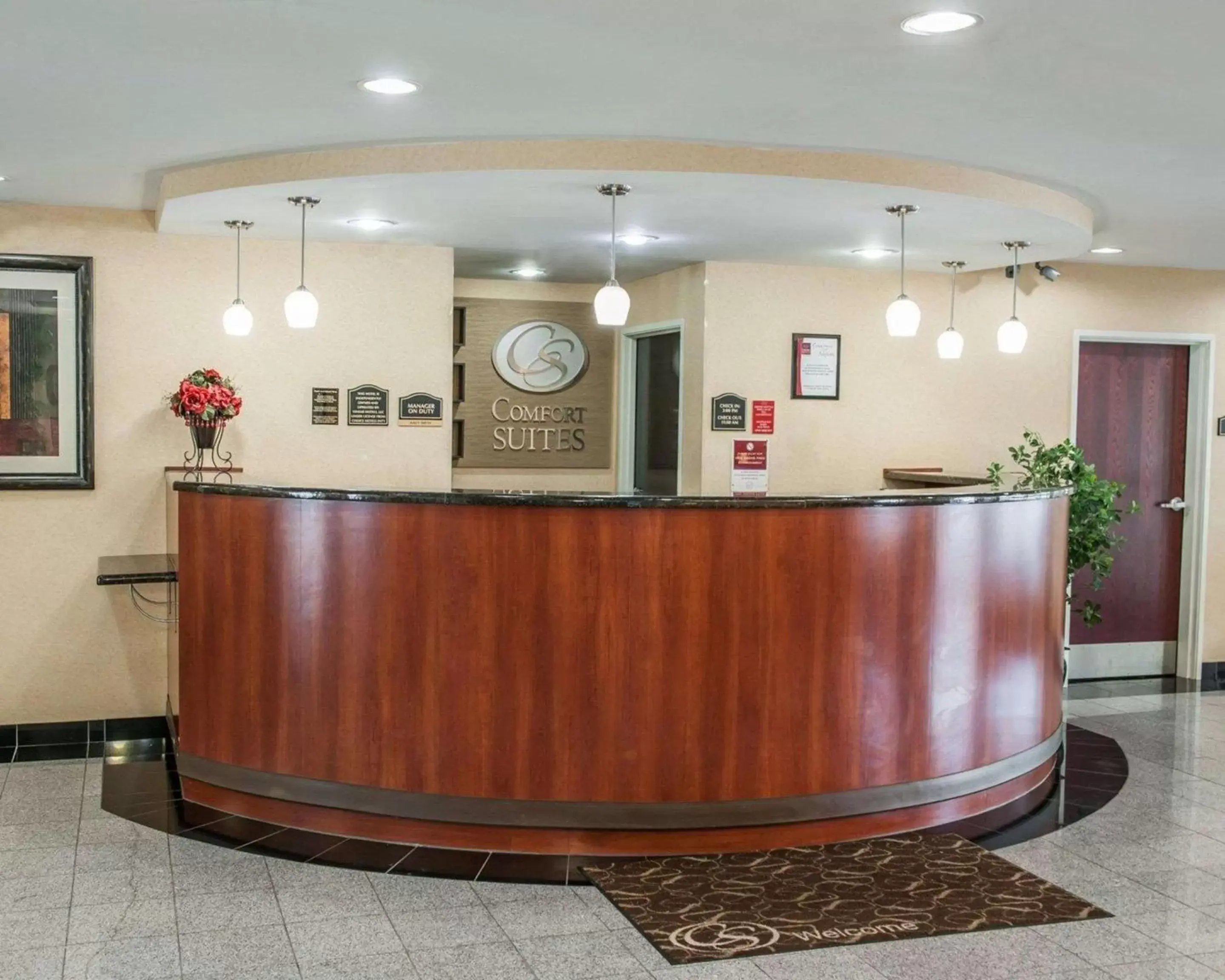 Lobby or reception, Lobby/Reception in Comfort Suites near Indianapolis Airport