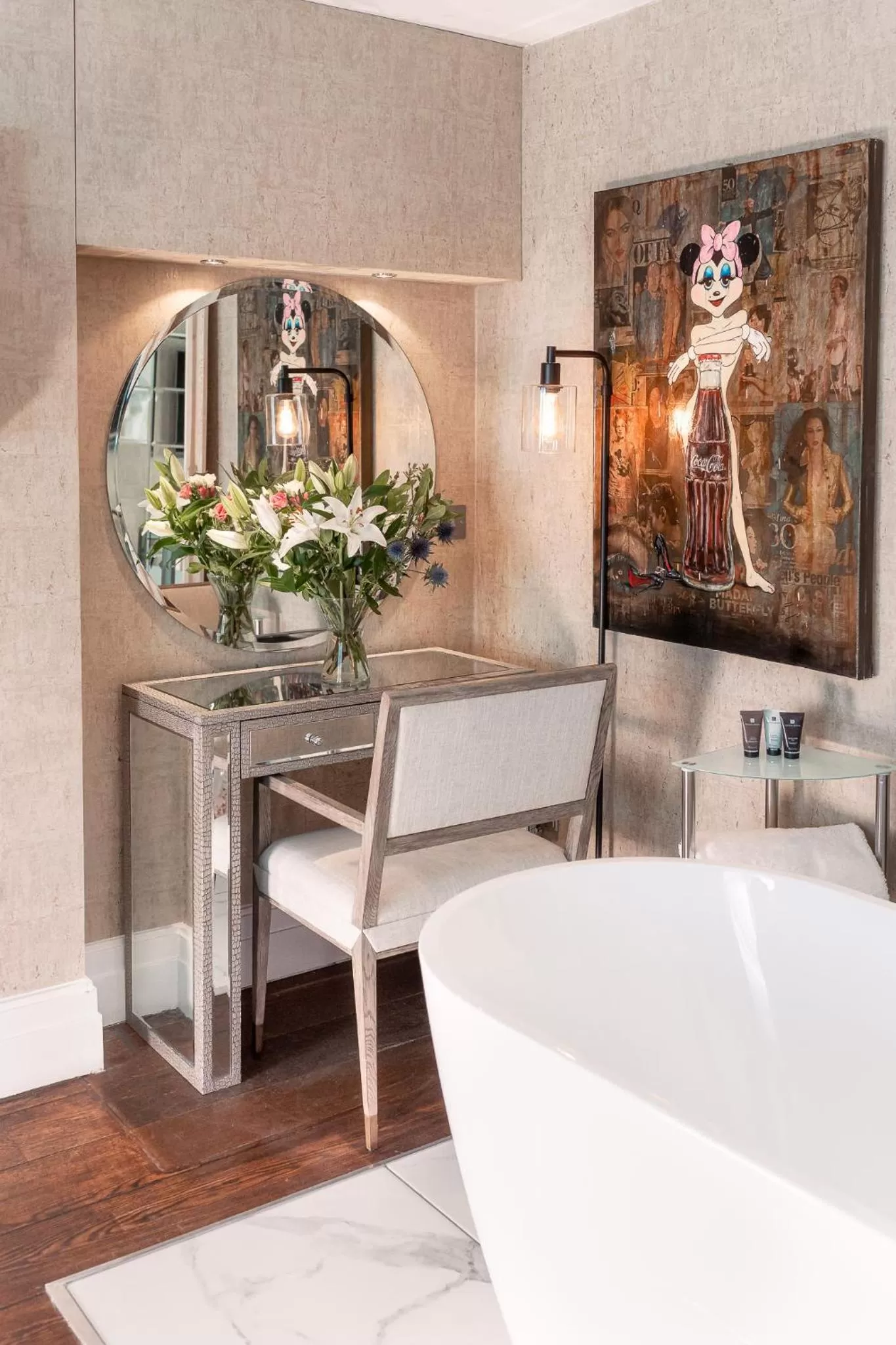 Seating area in Karma Sanctum Soho Hotel