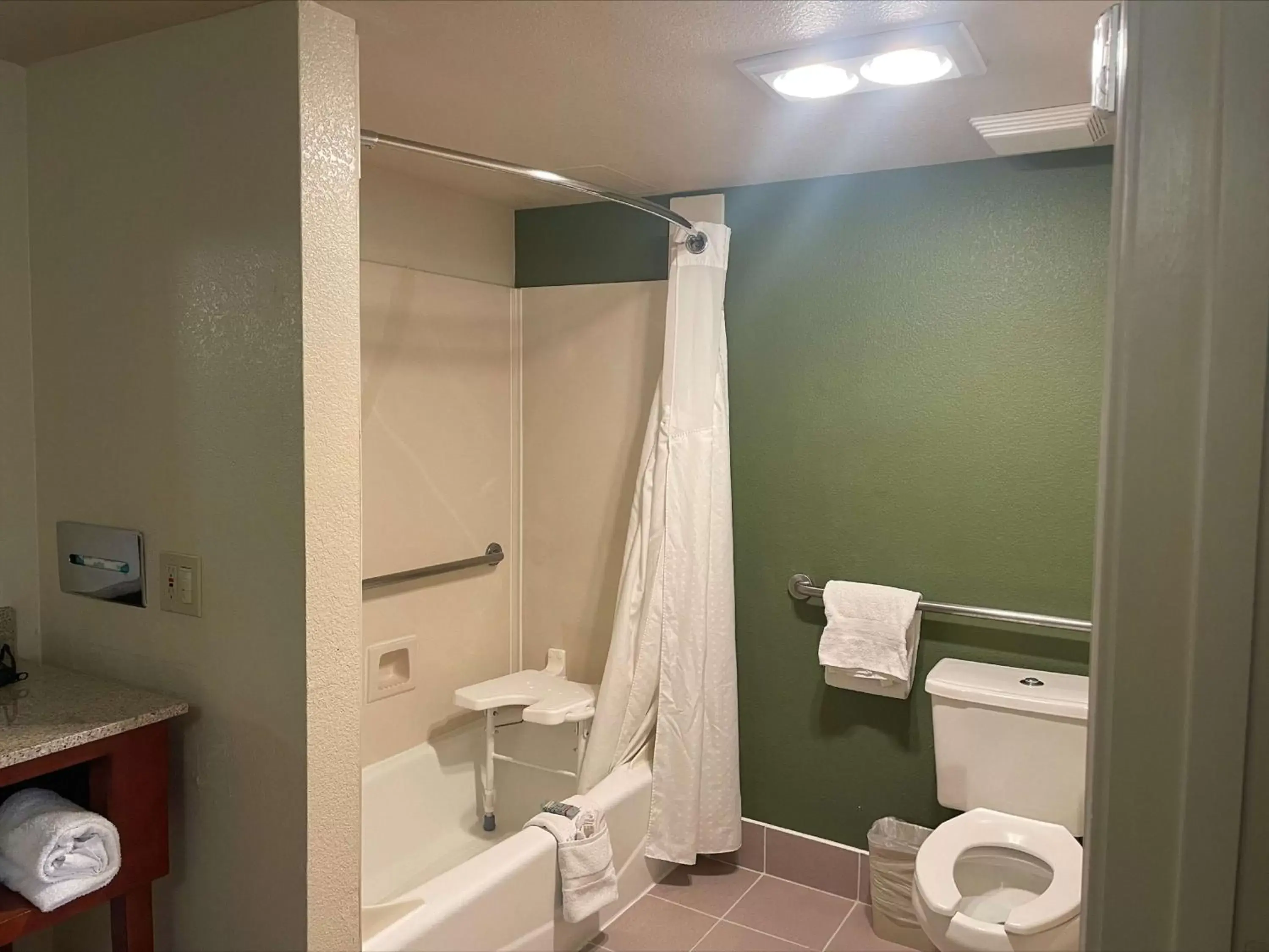Bathroom in SureStayPlus Hotel by Best Western San Jose Central City