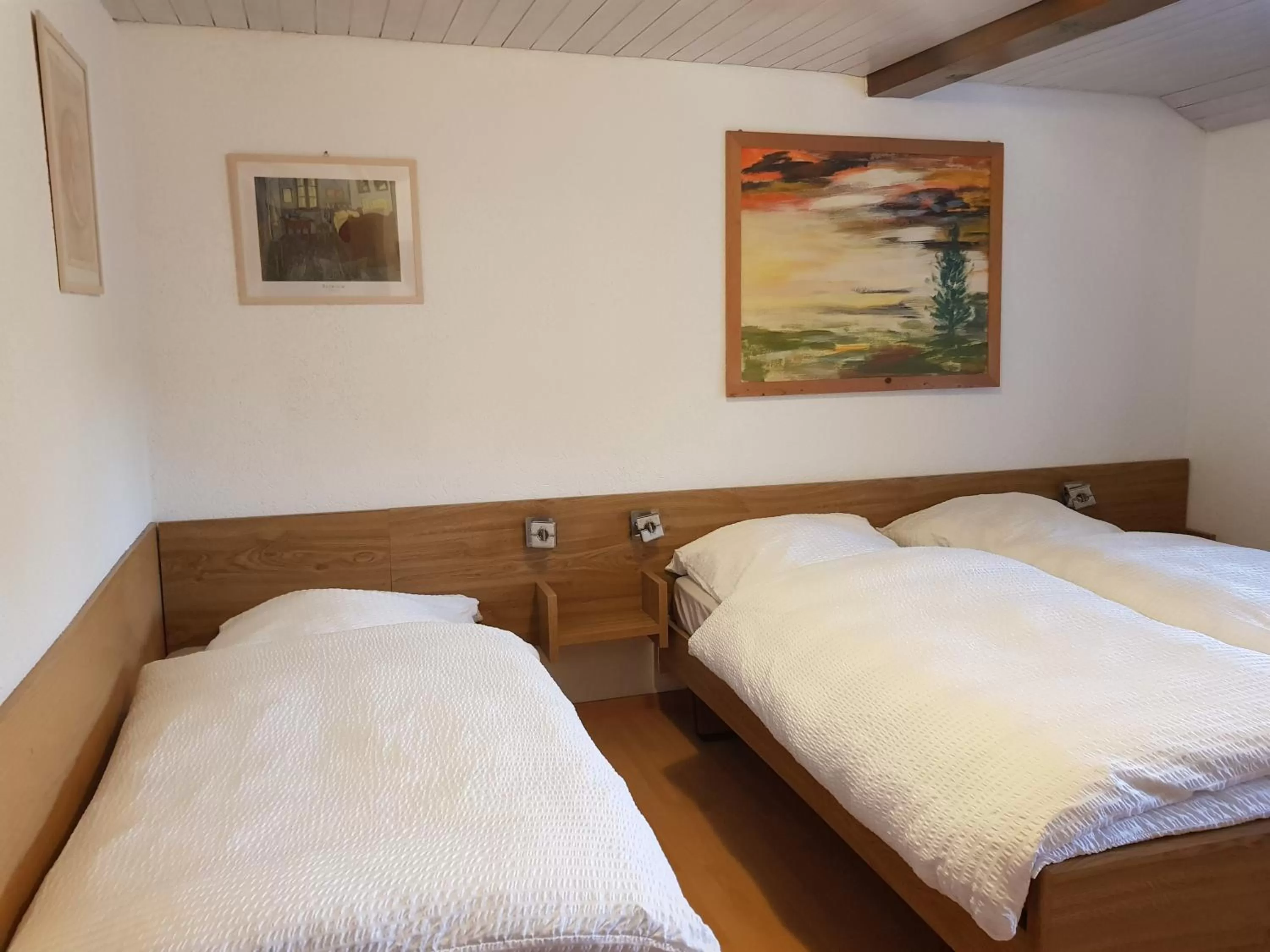 Bed in Garni-Hotel Mühletal