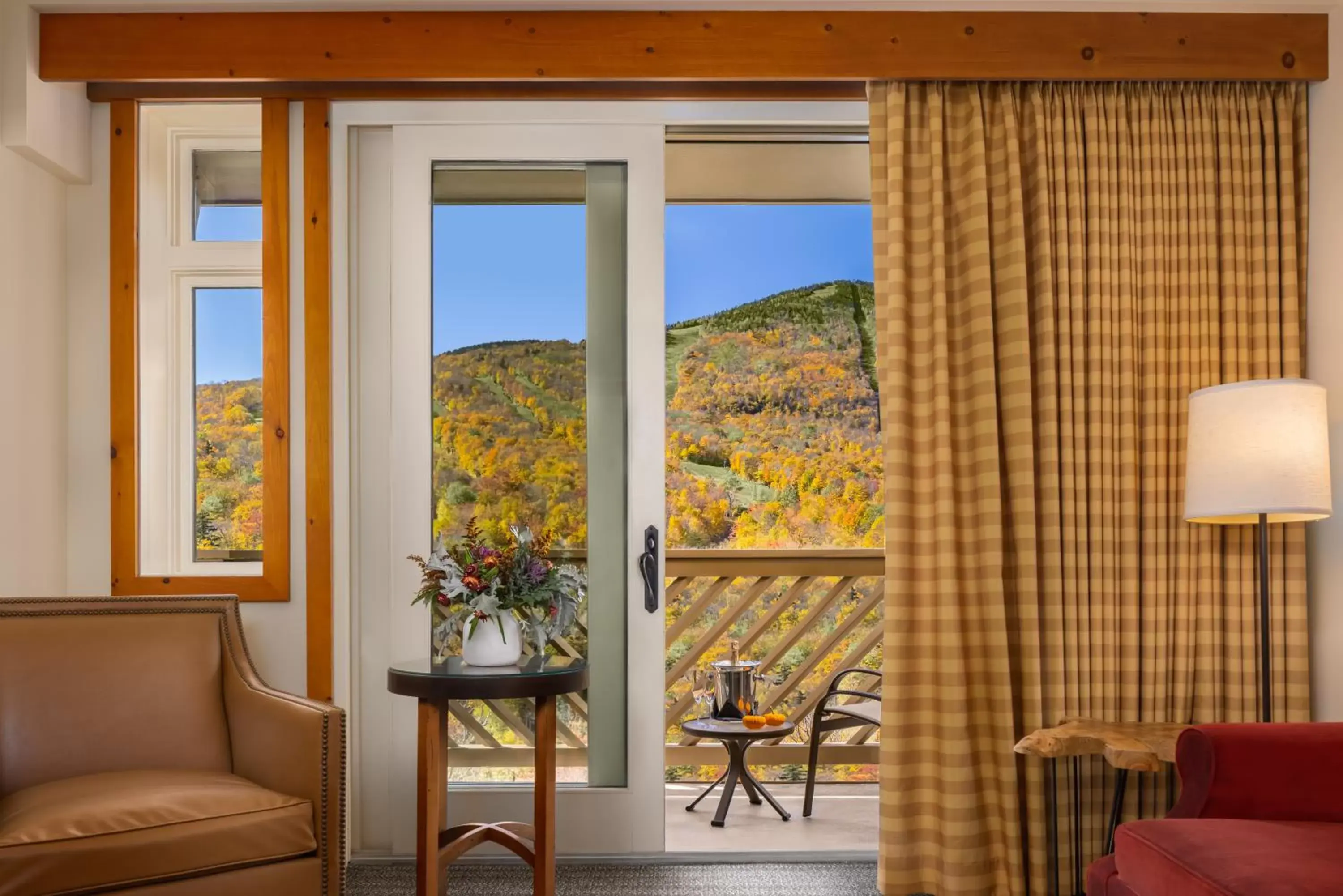 Mountain view in The Lodge at Spruce Peak, a Destination by Hyatt Residence