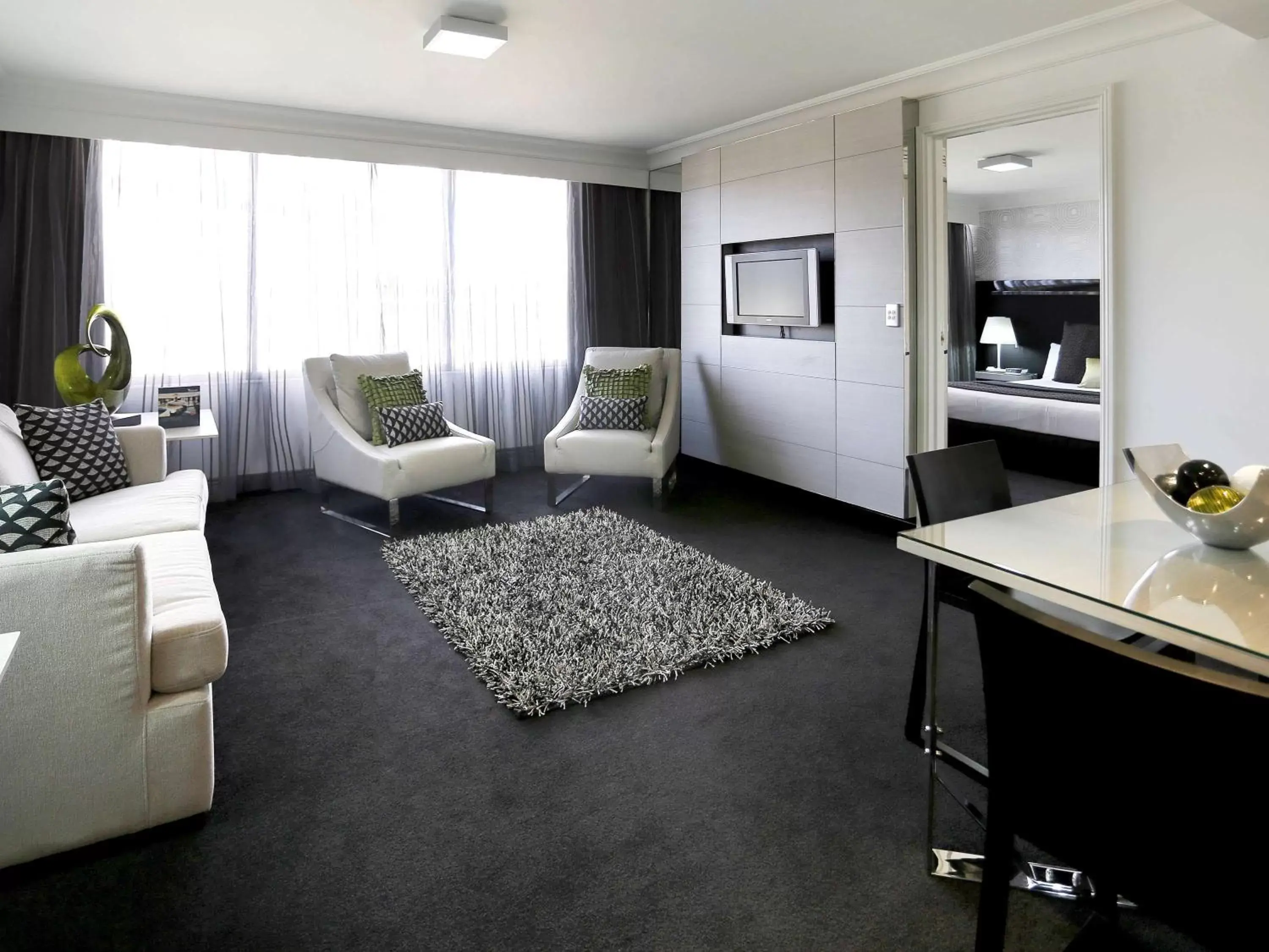 Photo of the whole room, Seating Area in Pullman Brisbane King George Square