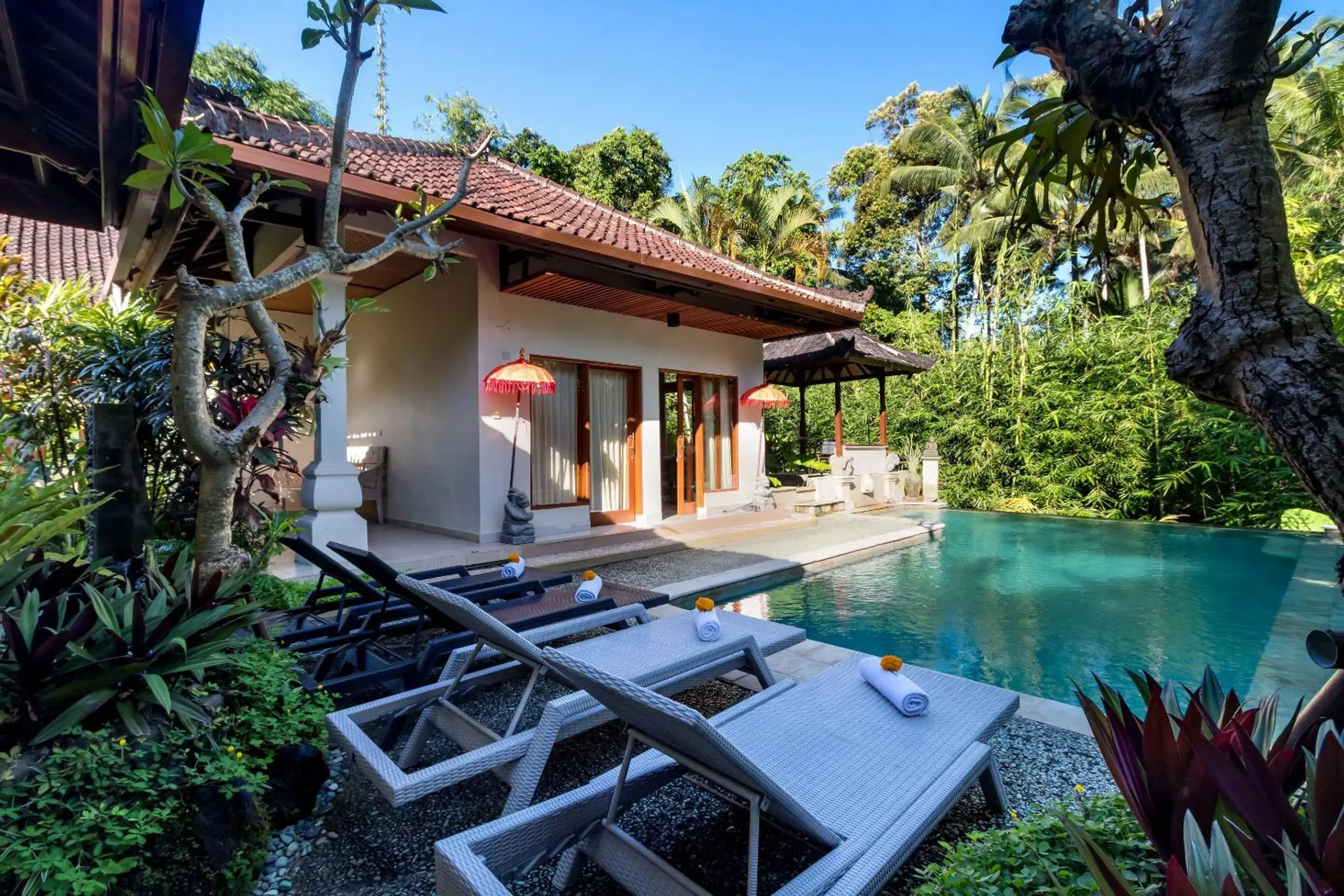 Property building, Swimming Pool in Padma Ubud Retreat